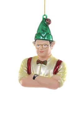 Dwight The Elf Christmas Ornament