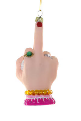 Middle Finger Ornament