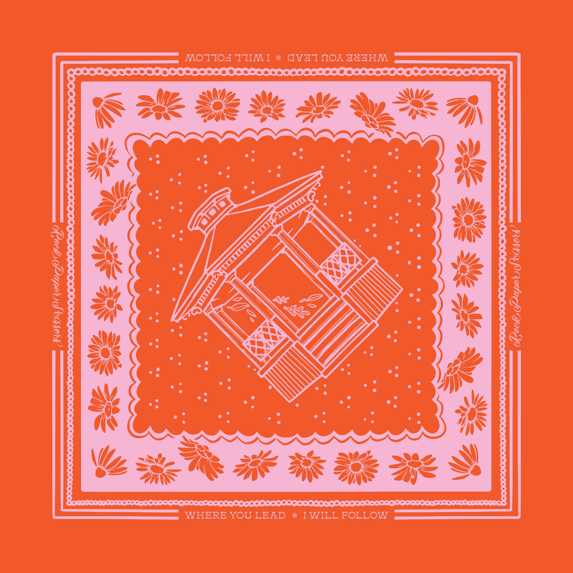 Exclusive Where You Lead Pink and Orange Bandana