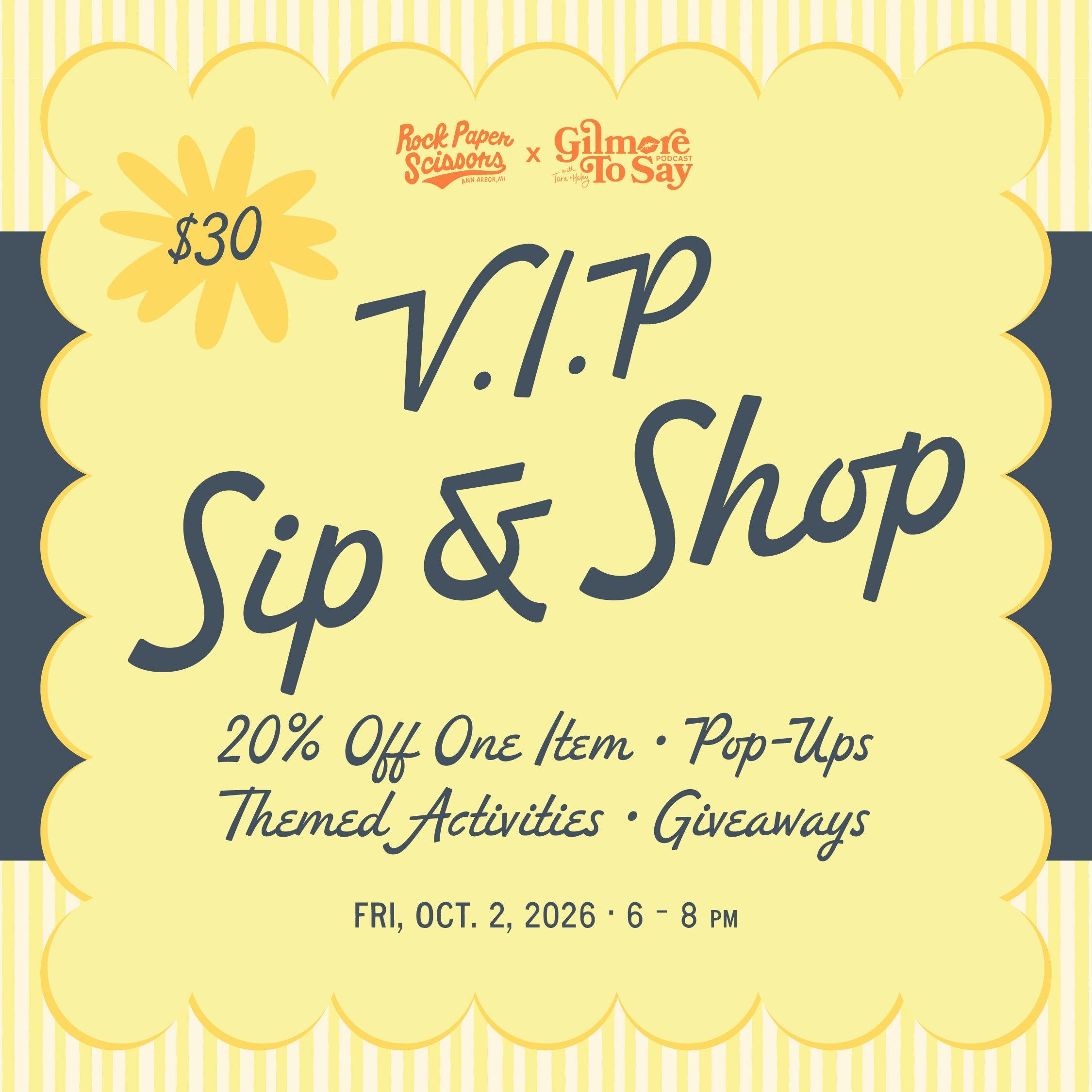 Stars Hollow Weekend VIP Shopping Event