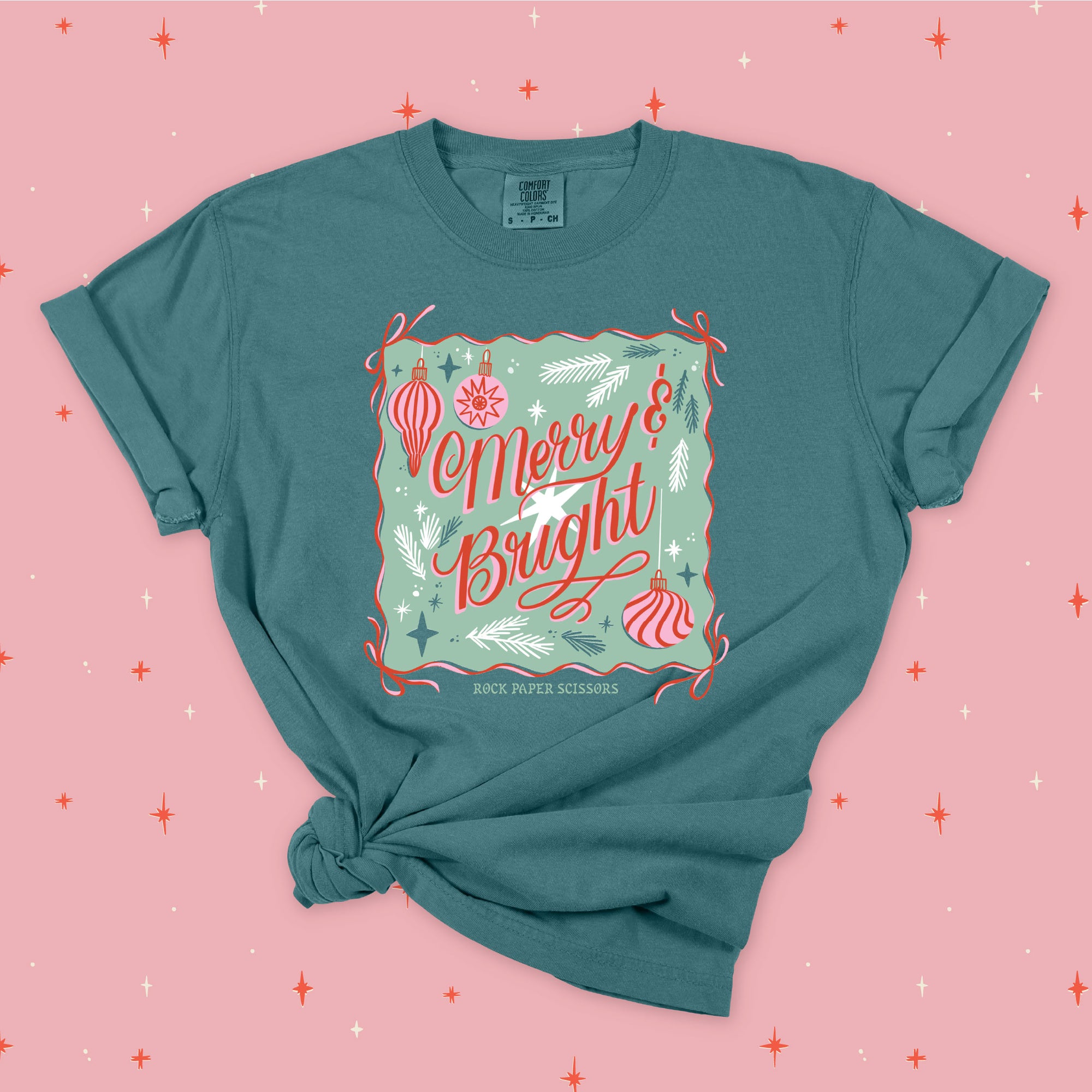Merry + Bright Holiday T-Shirt