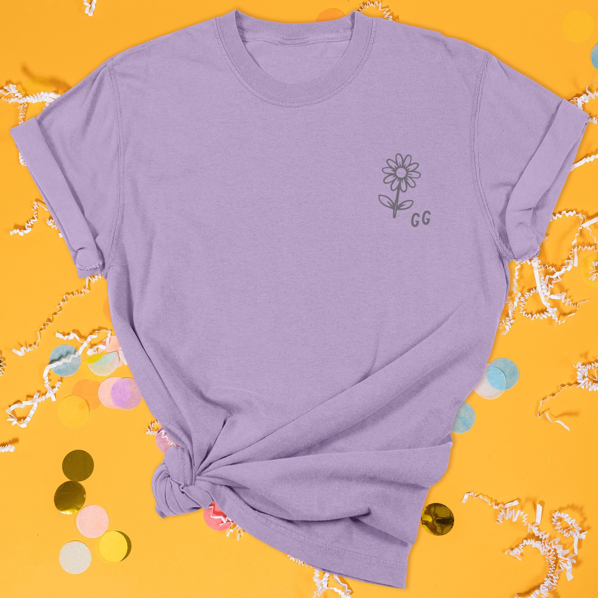 GG Inspired Orchid & Charcoal Honorary Gilmore Girl Tee