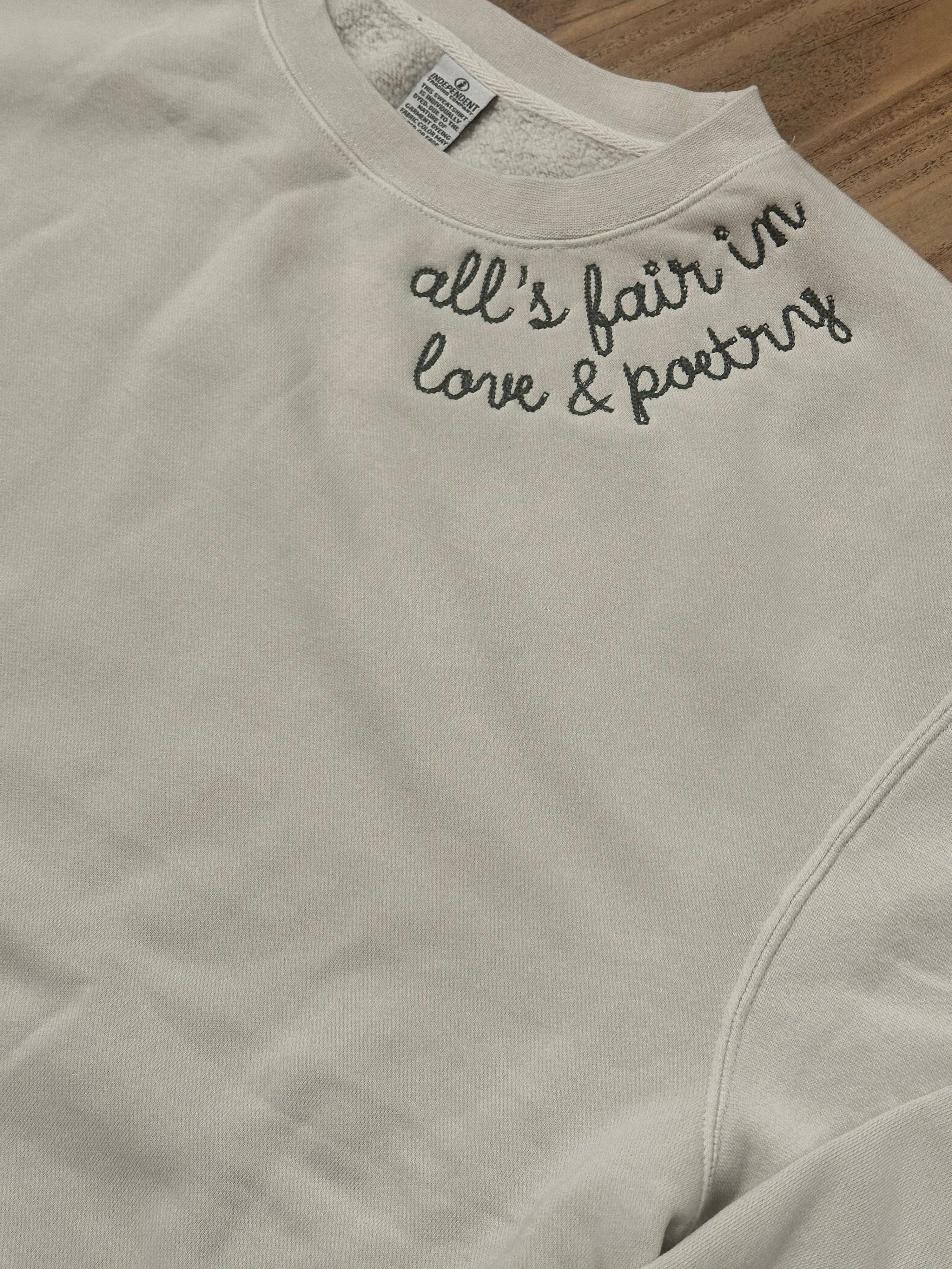 TS All’s Fair Embroidered Sweatshirt