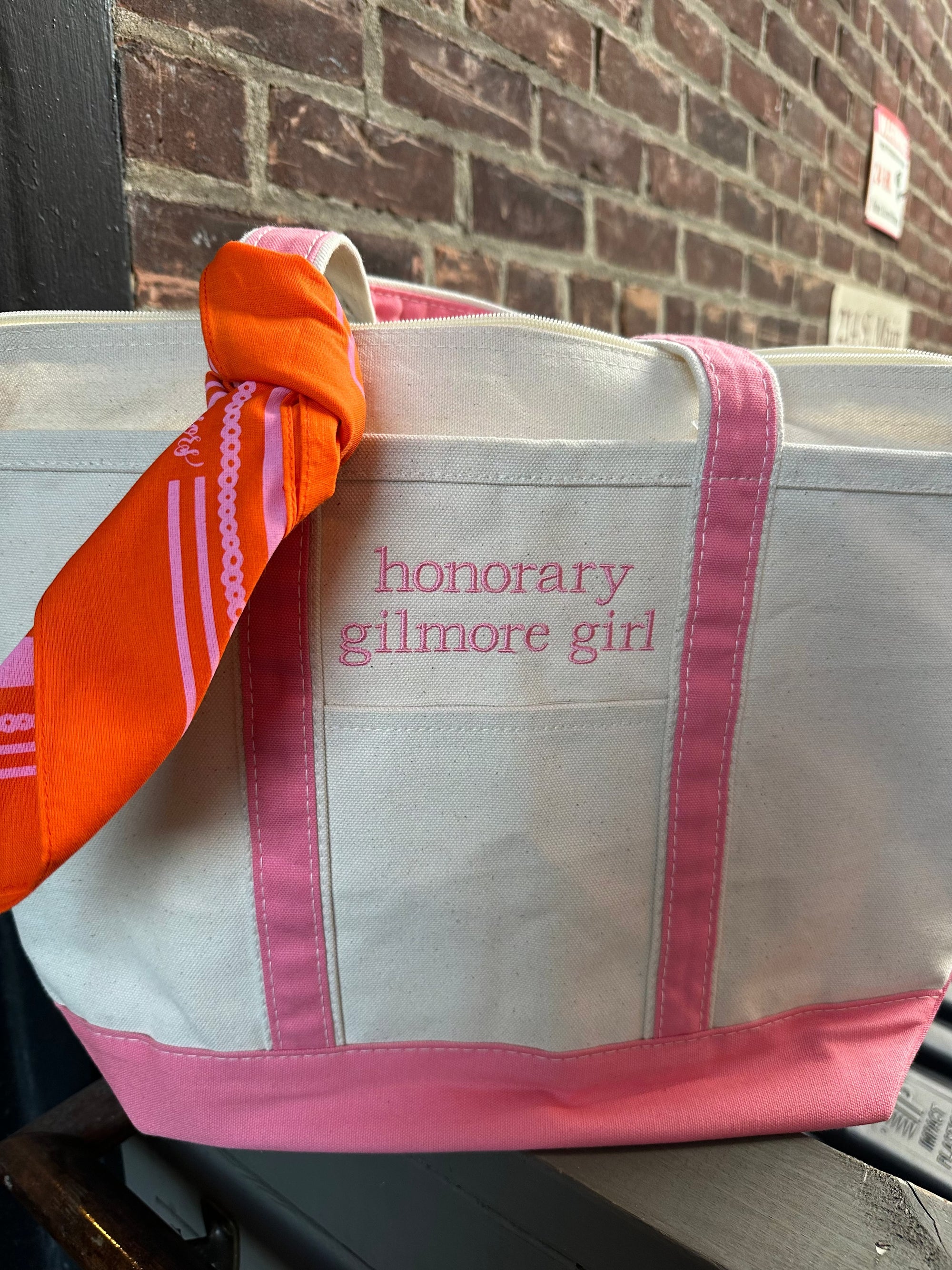 Honorary Gilmore Girl Pink Boat Tote Bag