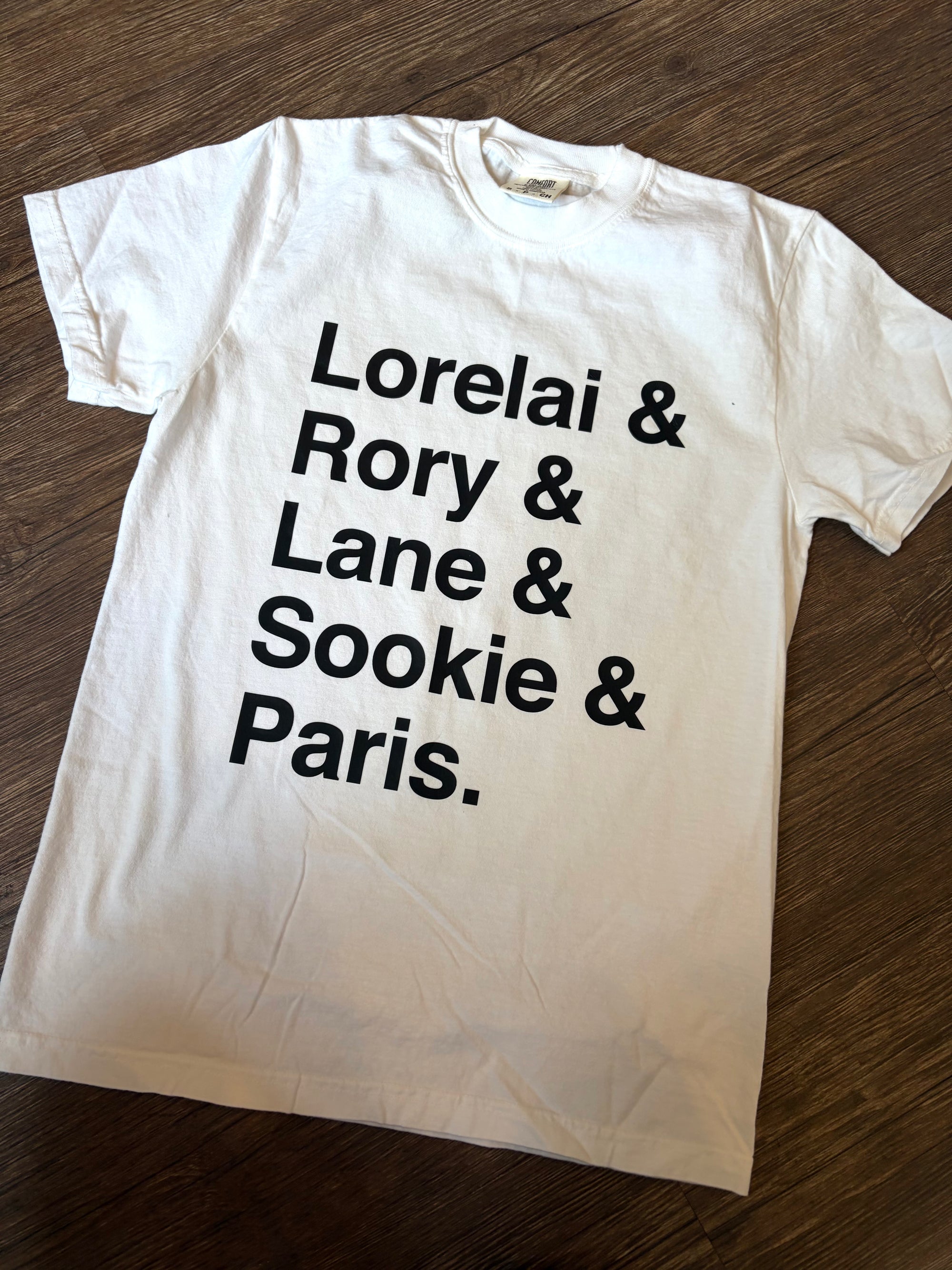 RPS Gilmore Names T-Shirt White Small