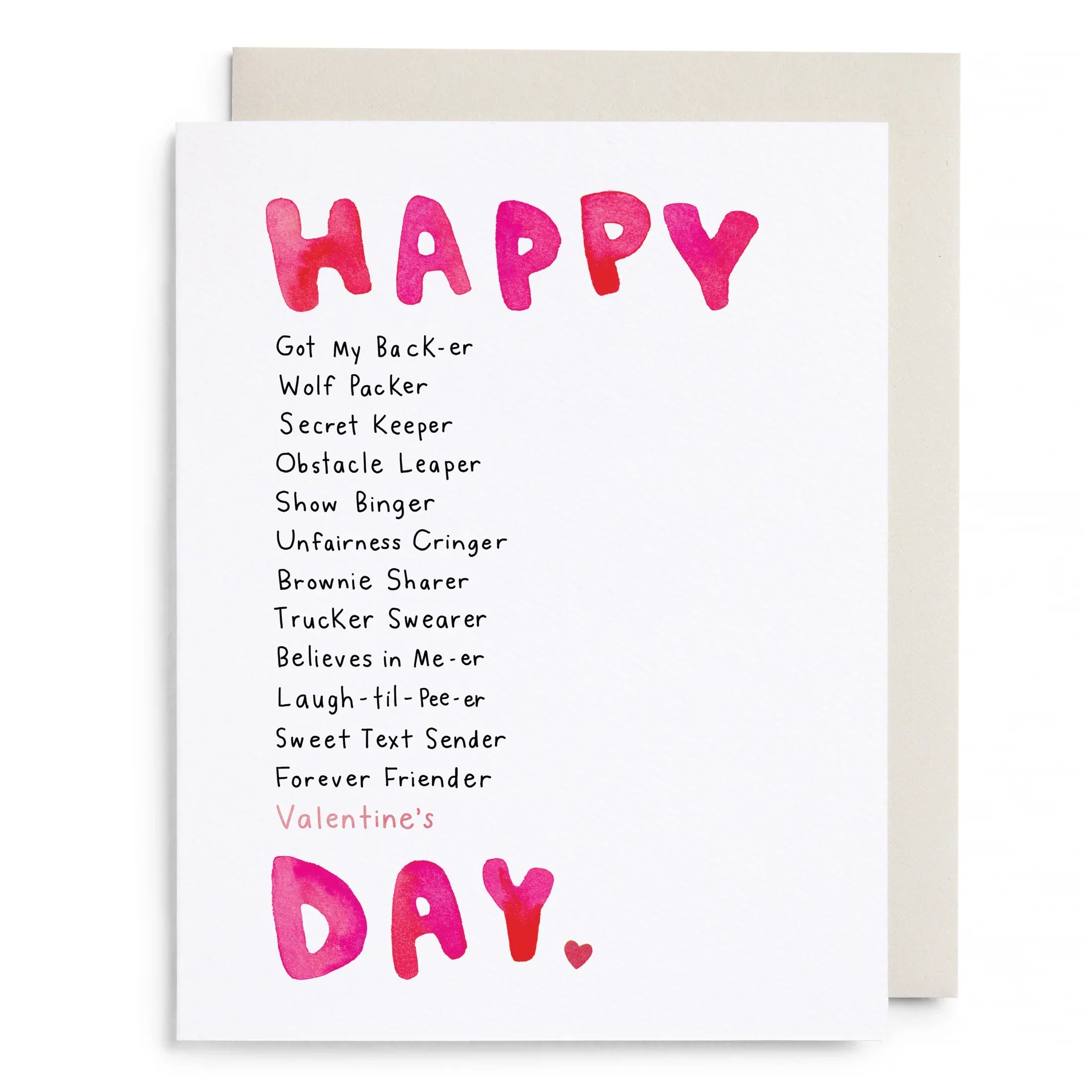 Happy Day Valentine Bestie Card