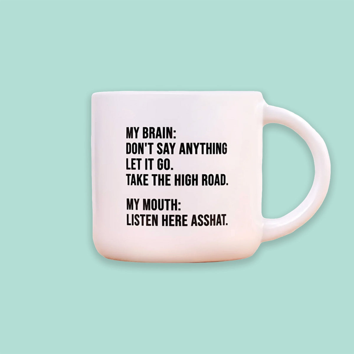 Listen Here Coffee Mug