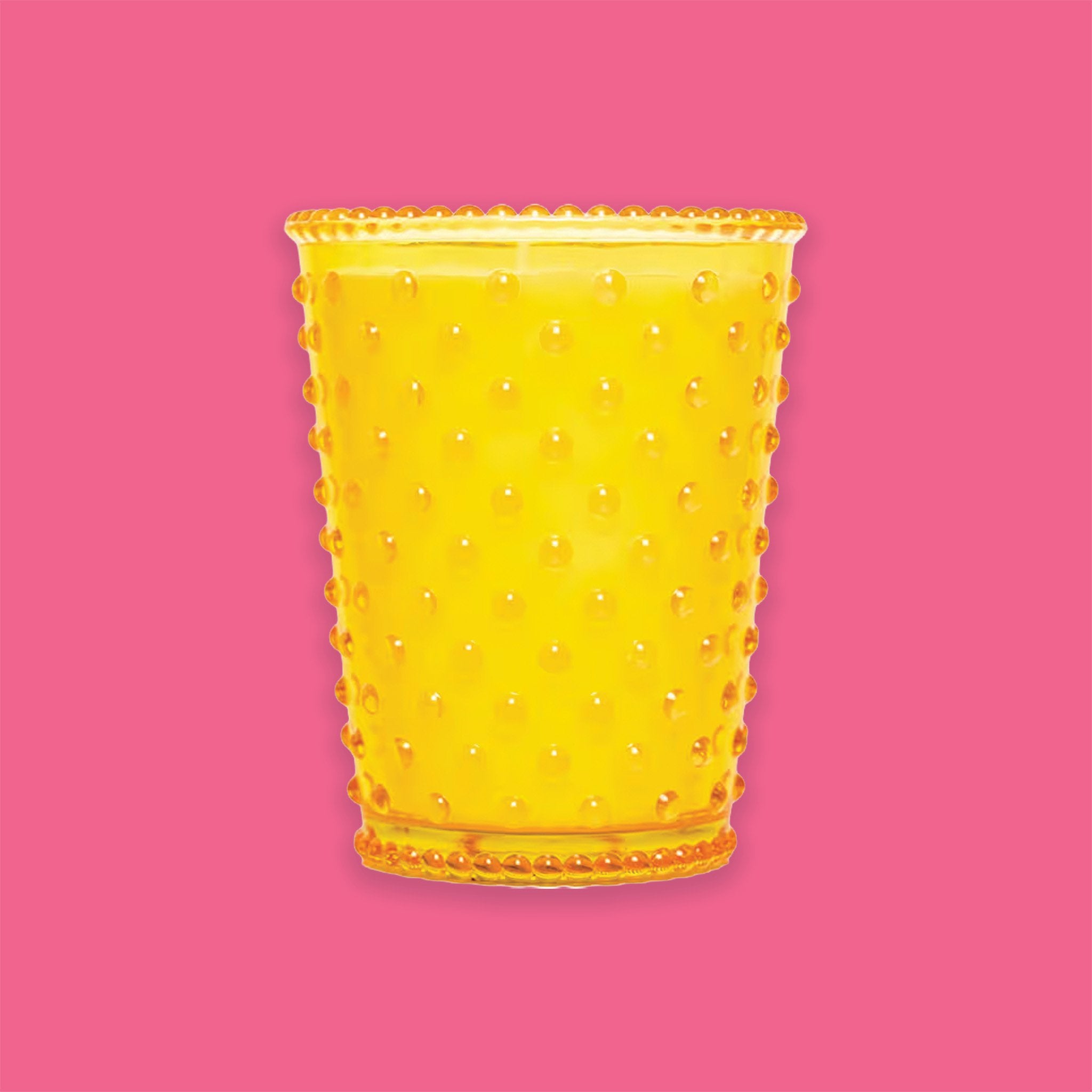 Meyer Lemon Hobnail Candle