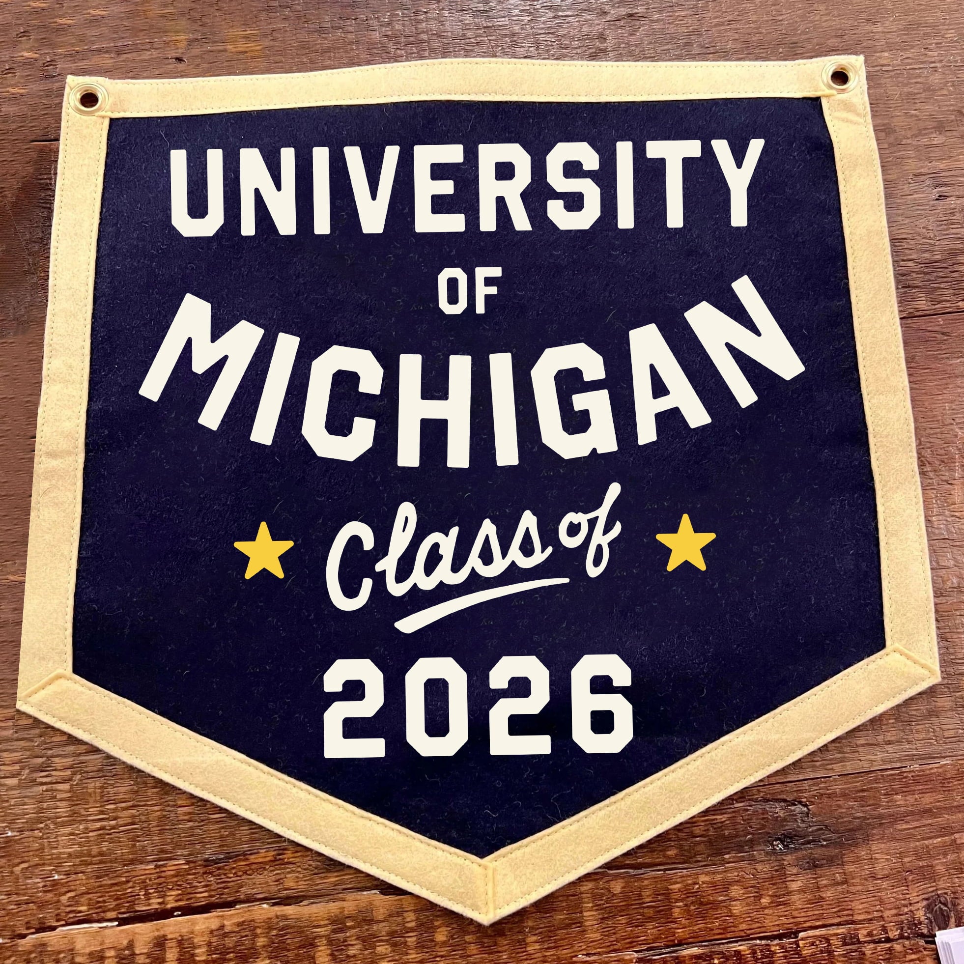 U of M 2026 Navy Banner