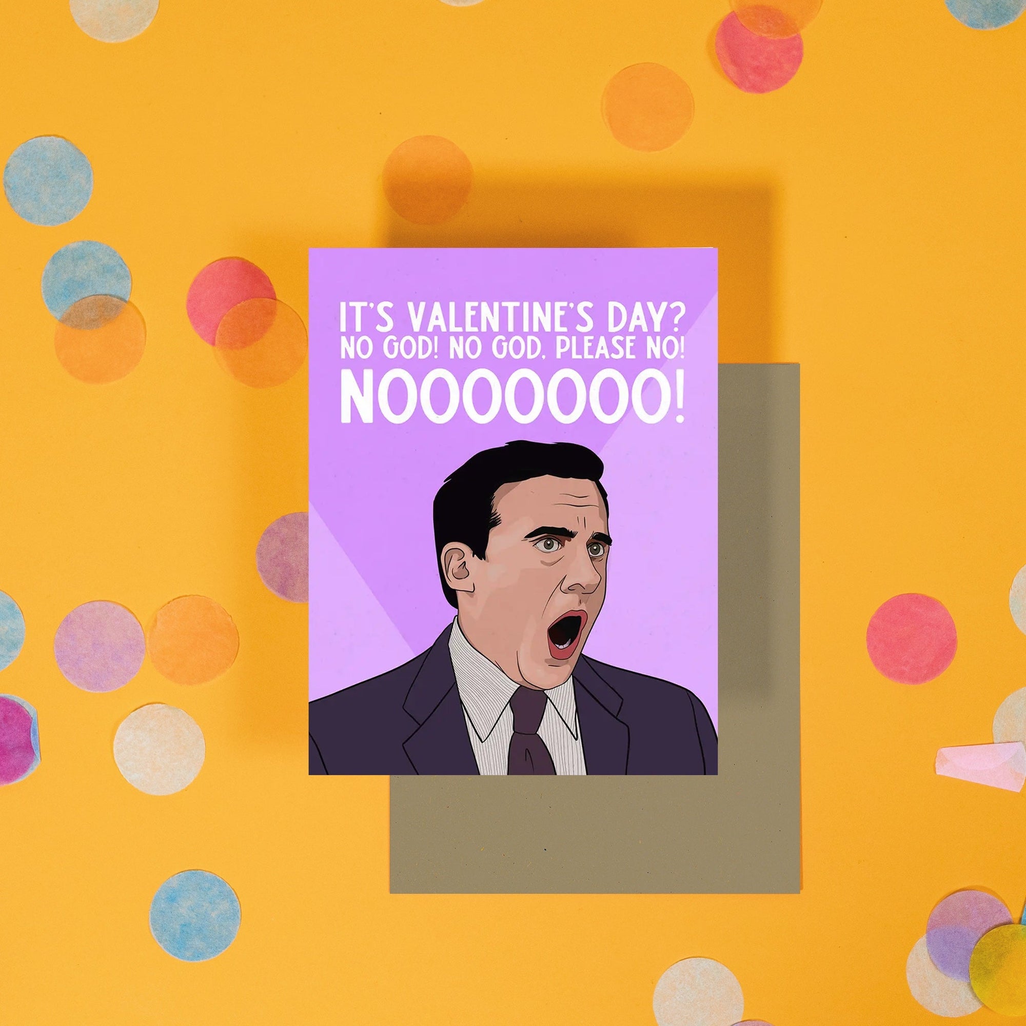 Noooo The Office Valentines Day Card