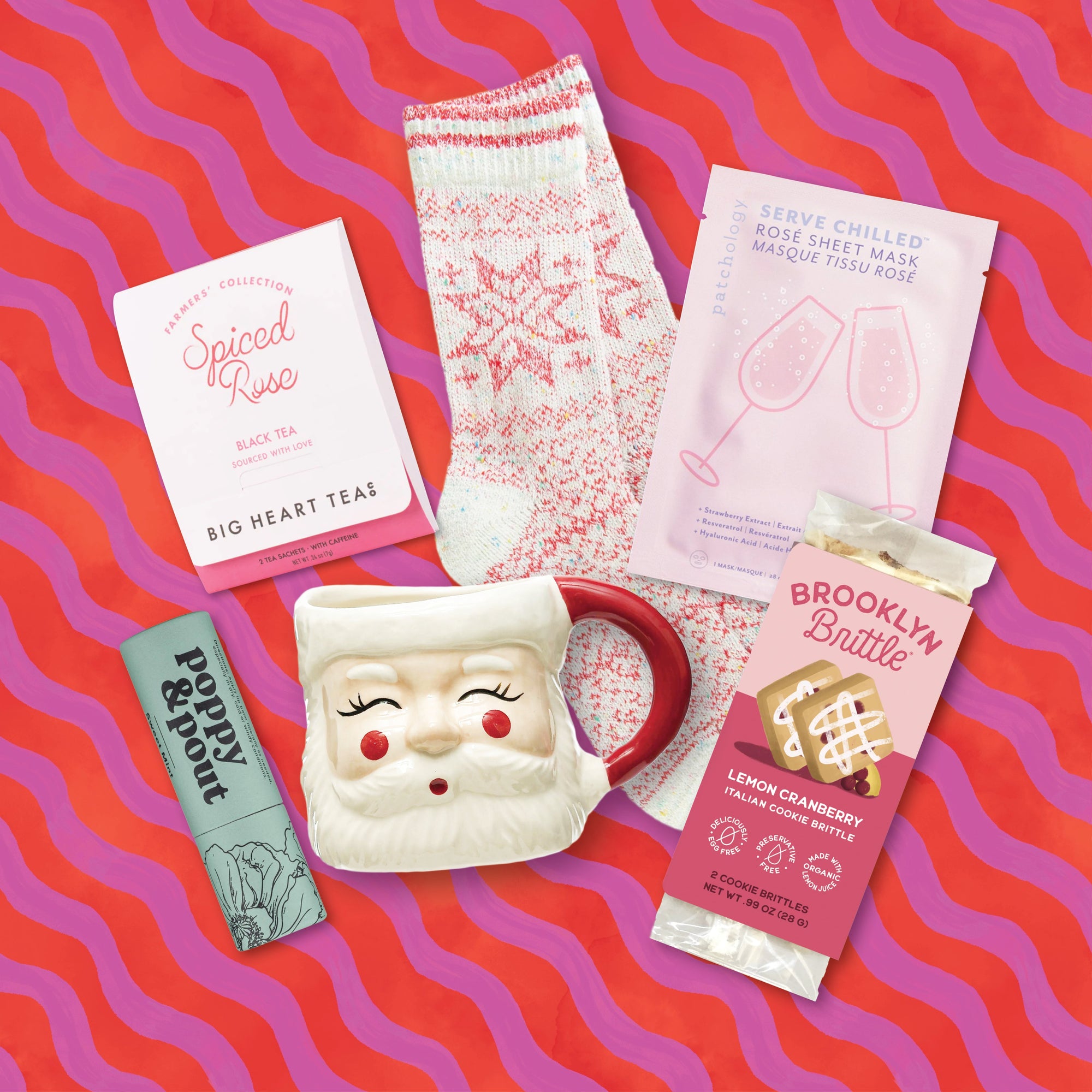 Merry + Bright Small Holiday Self Care Gift Box