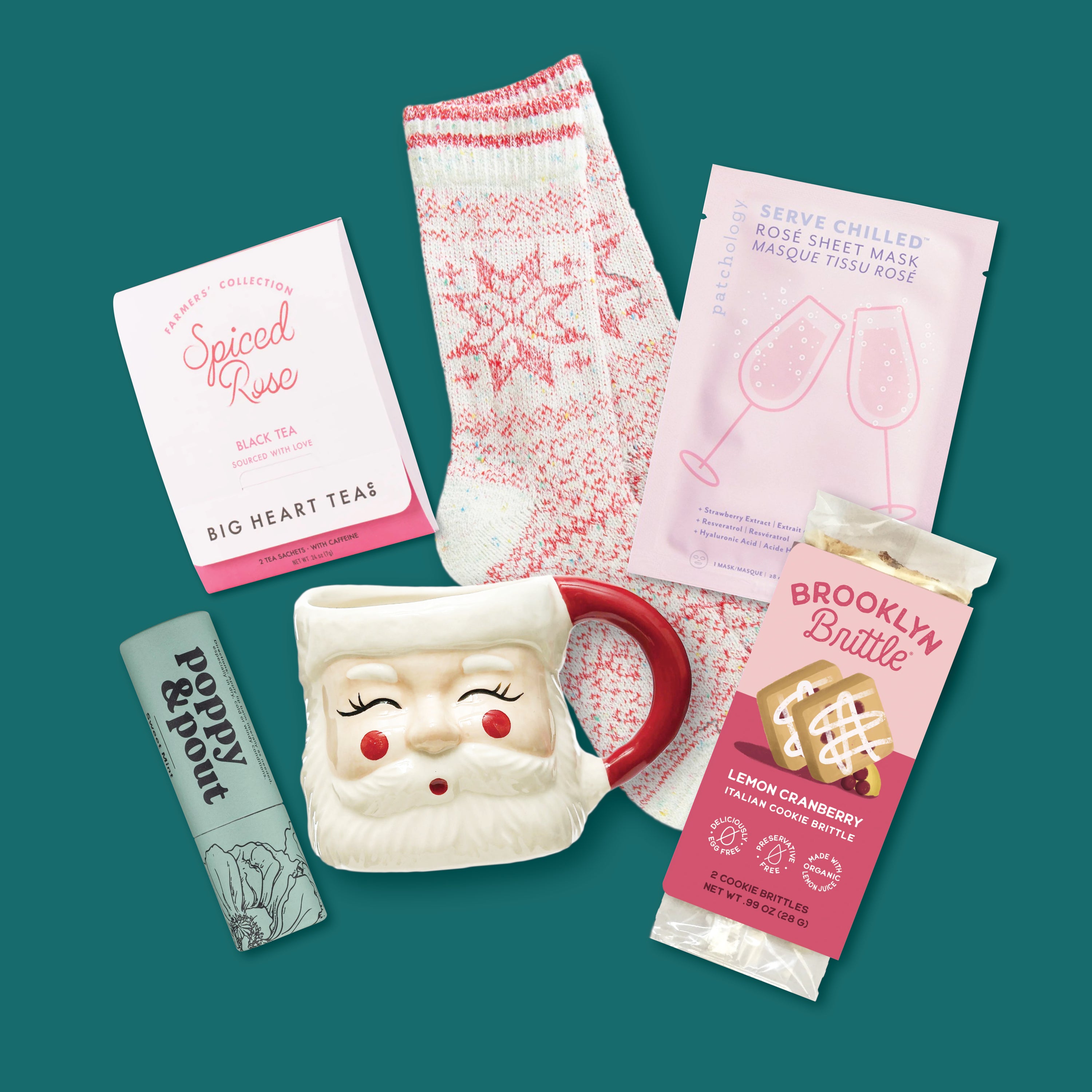 Merry + Bright Small Holiday Self Care Gift Box