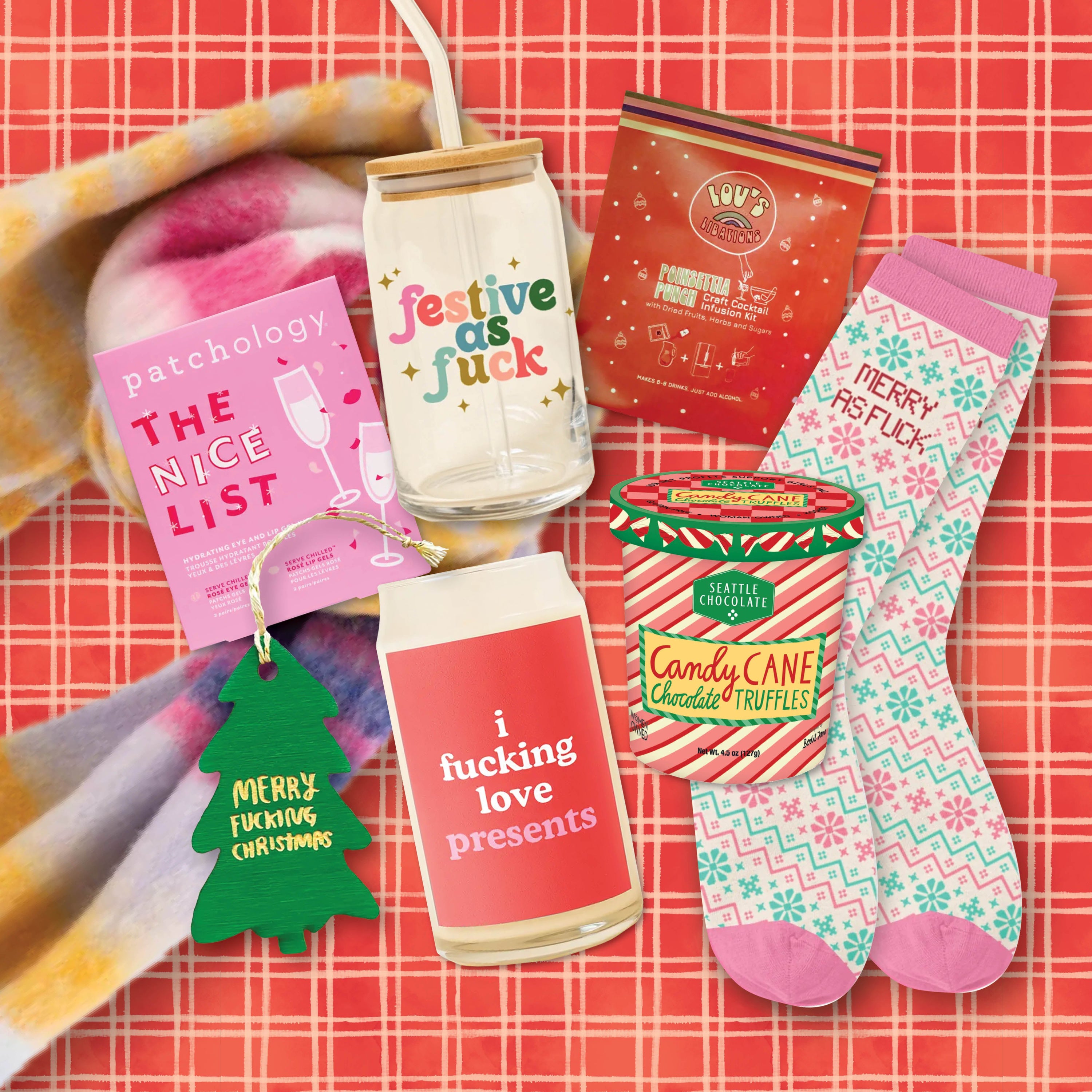 Naughy & Nice List  Snarky Holiday Gift Box