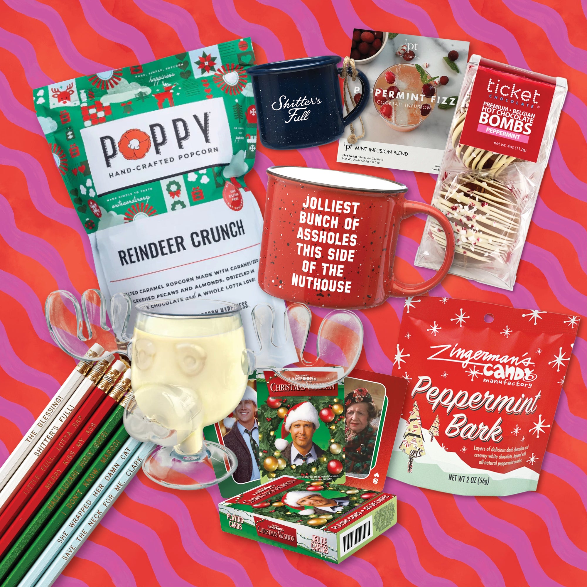 Jelly of the Month Club Christmas Vacation Themed Gift Box