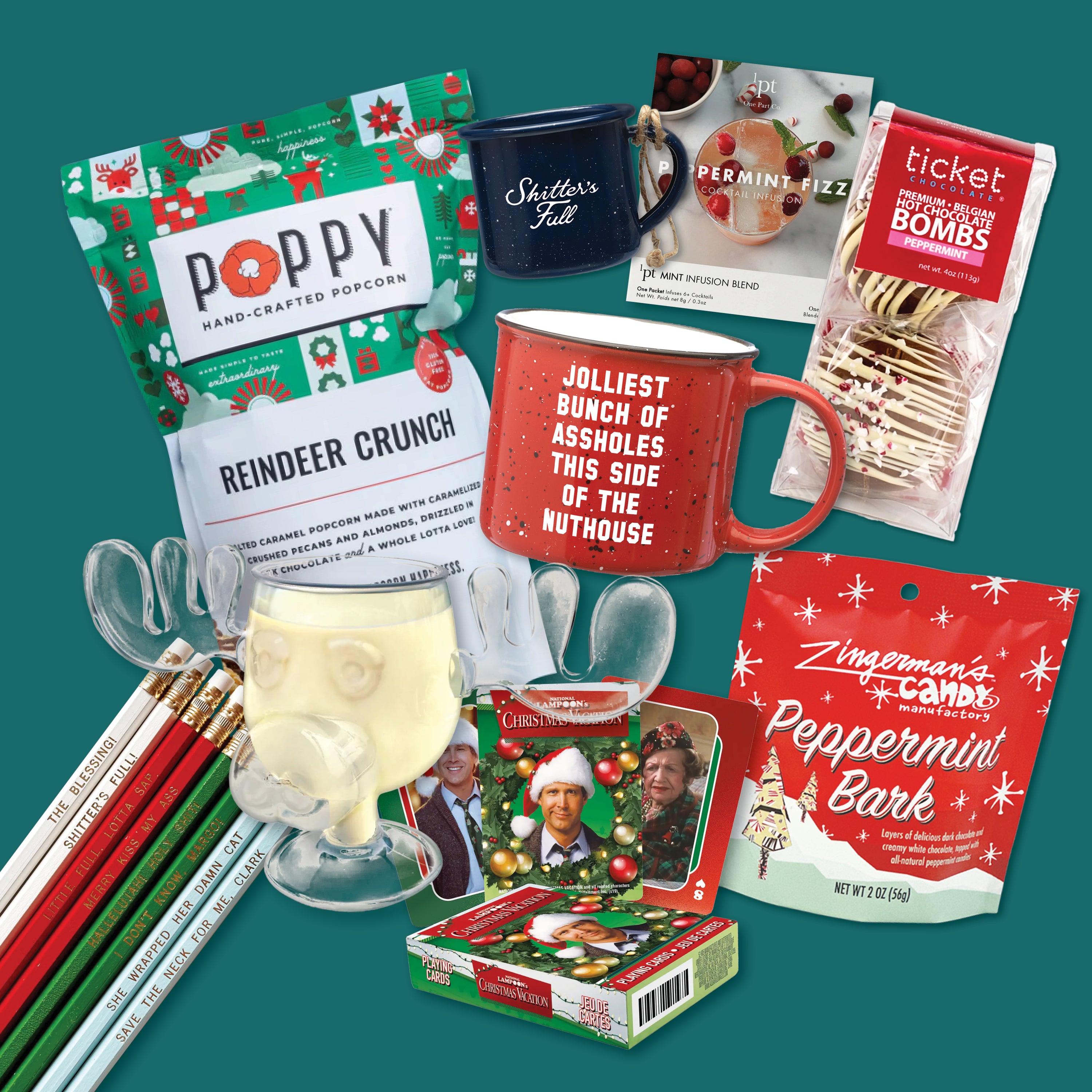 Jelly of the Month Club Christmas Vacation Themed Gift Box