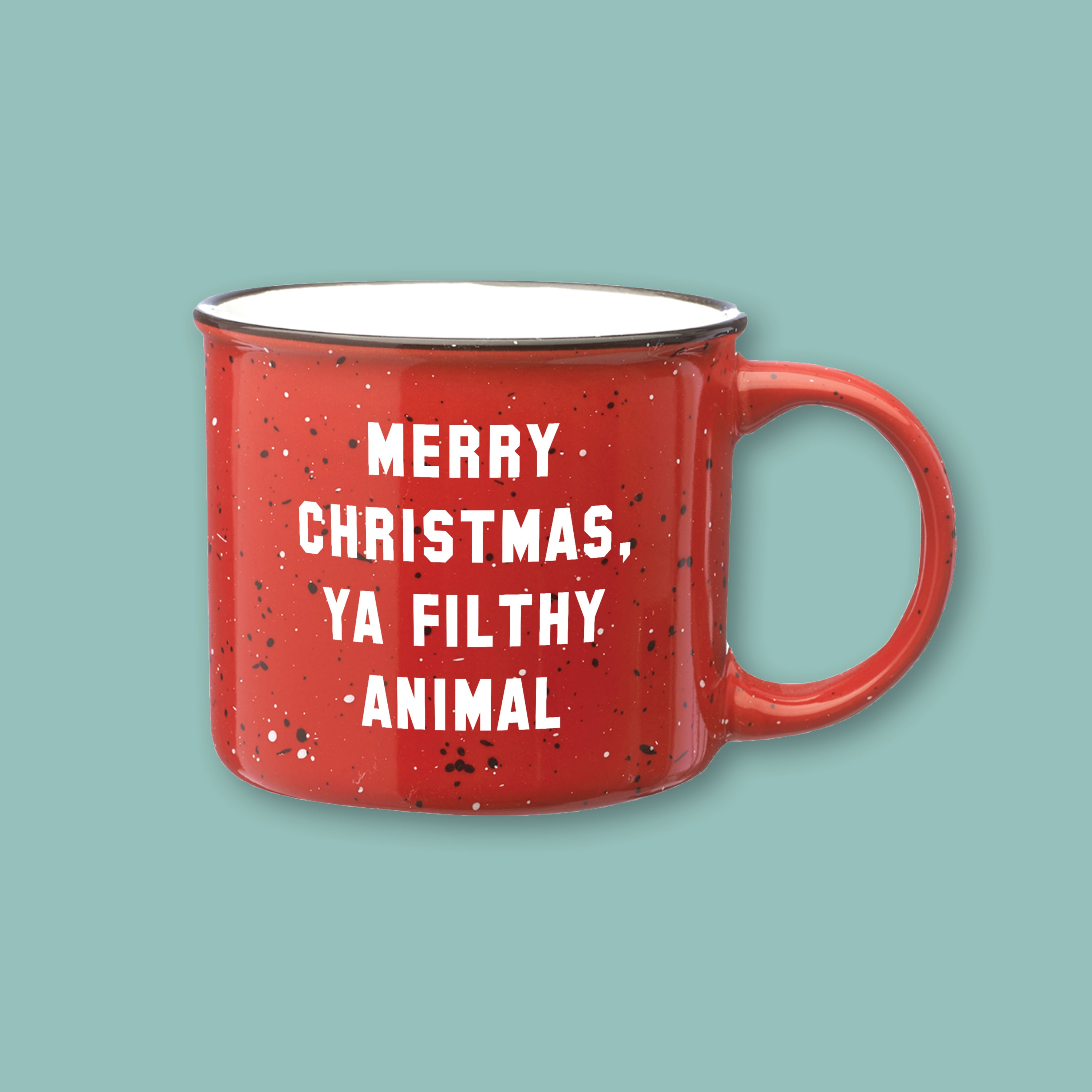 Merry Christmas Ya Filthy Animal Cocoa + Mug Bundle for Two