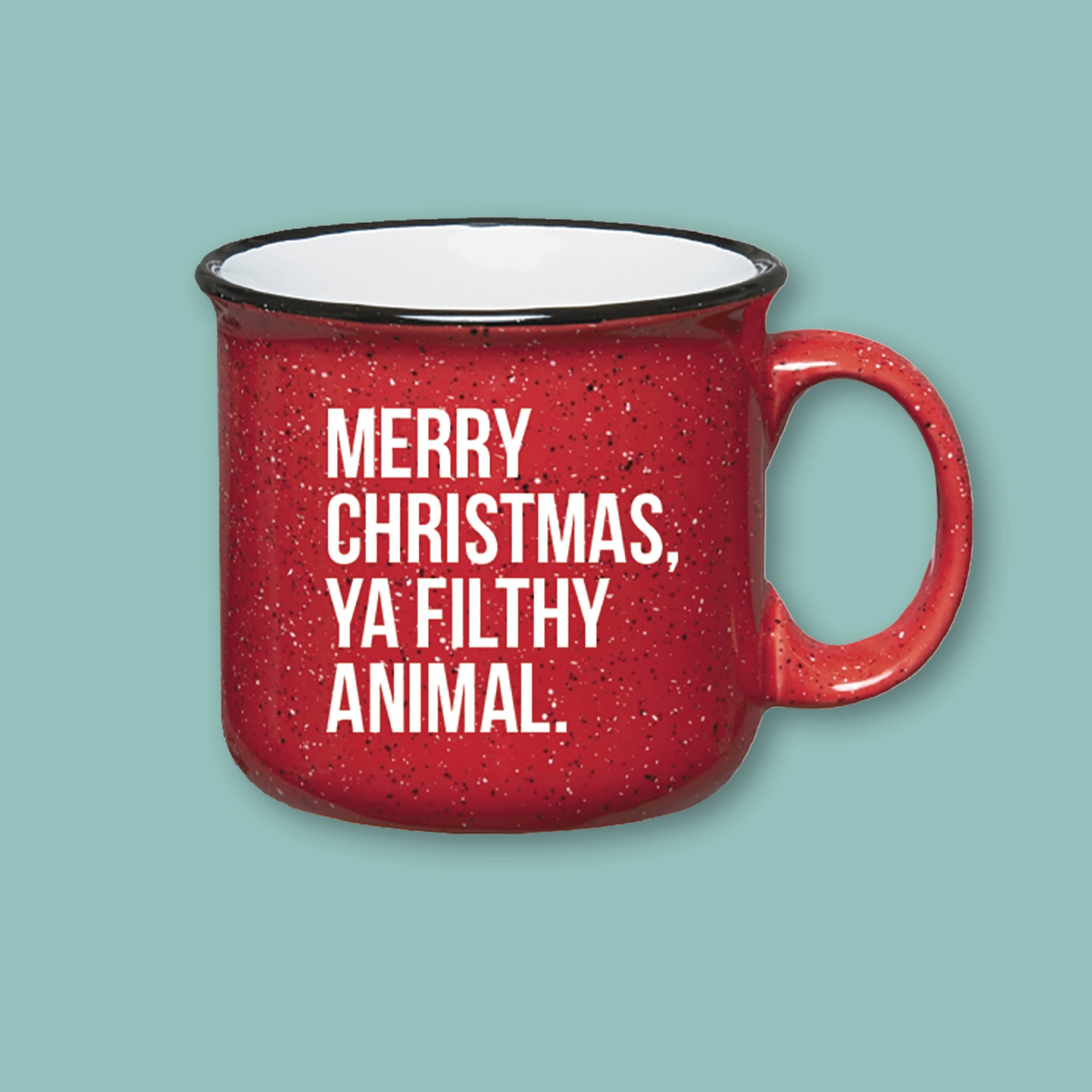 Merry Christmas Ya Filthy Animal Cocoa + Mug Bundle for Four