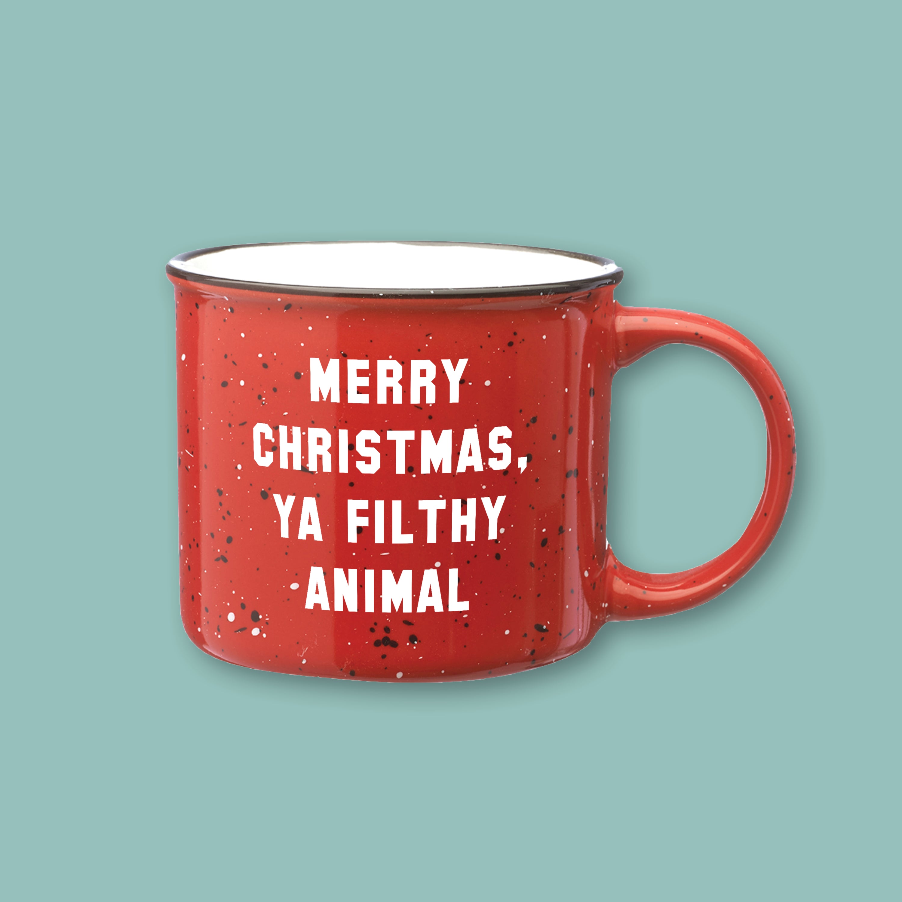 Merry Christmas Ya Filthy Animal Cocoa + Mug Bundle for Four