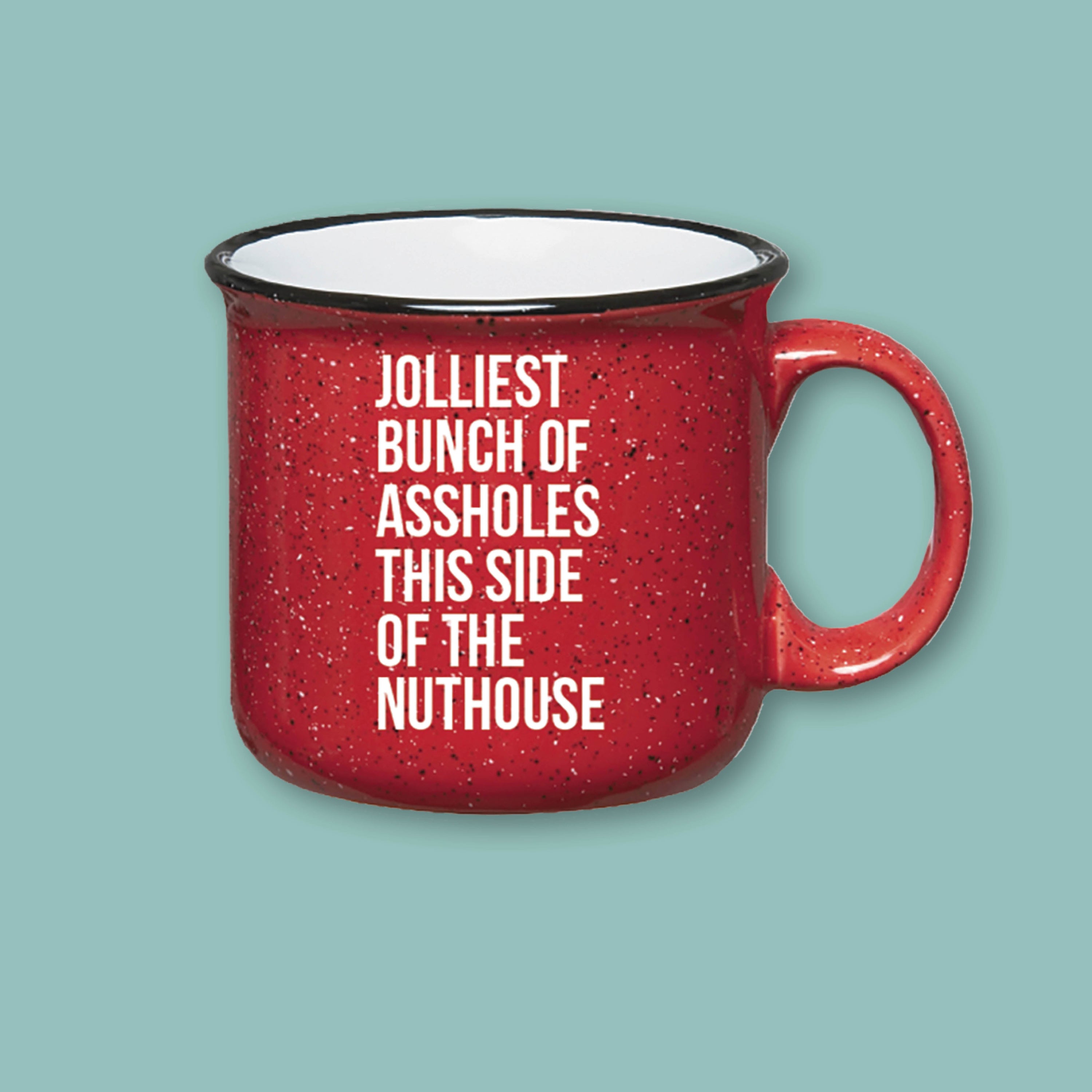 Jolliest Bunch of Assholes Cocoa + Mug Bundle for Four