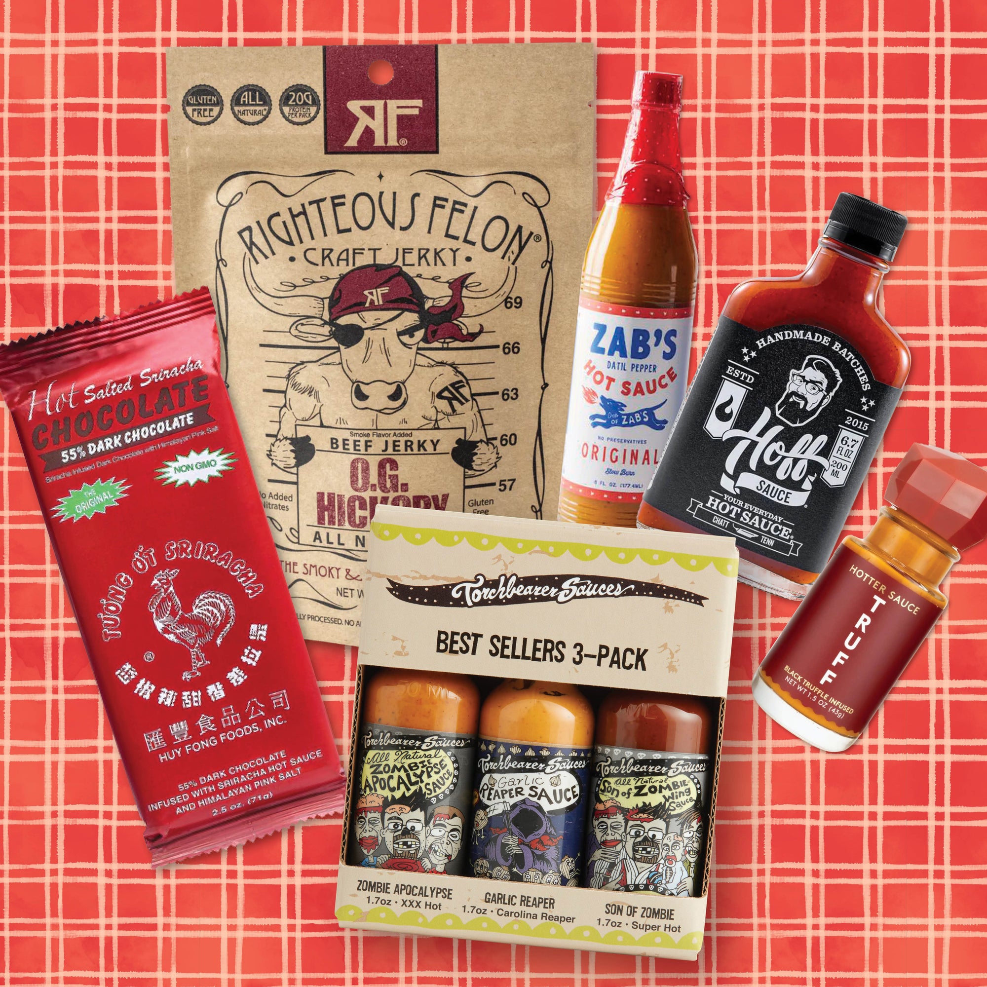 Look What You Did You Little Jerk! Hot Sauce + Jerky Gift Box