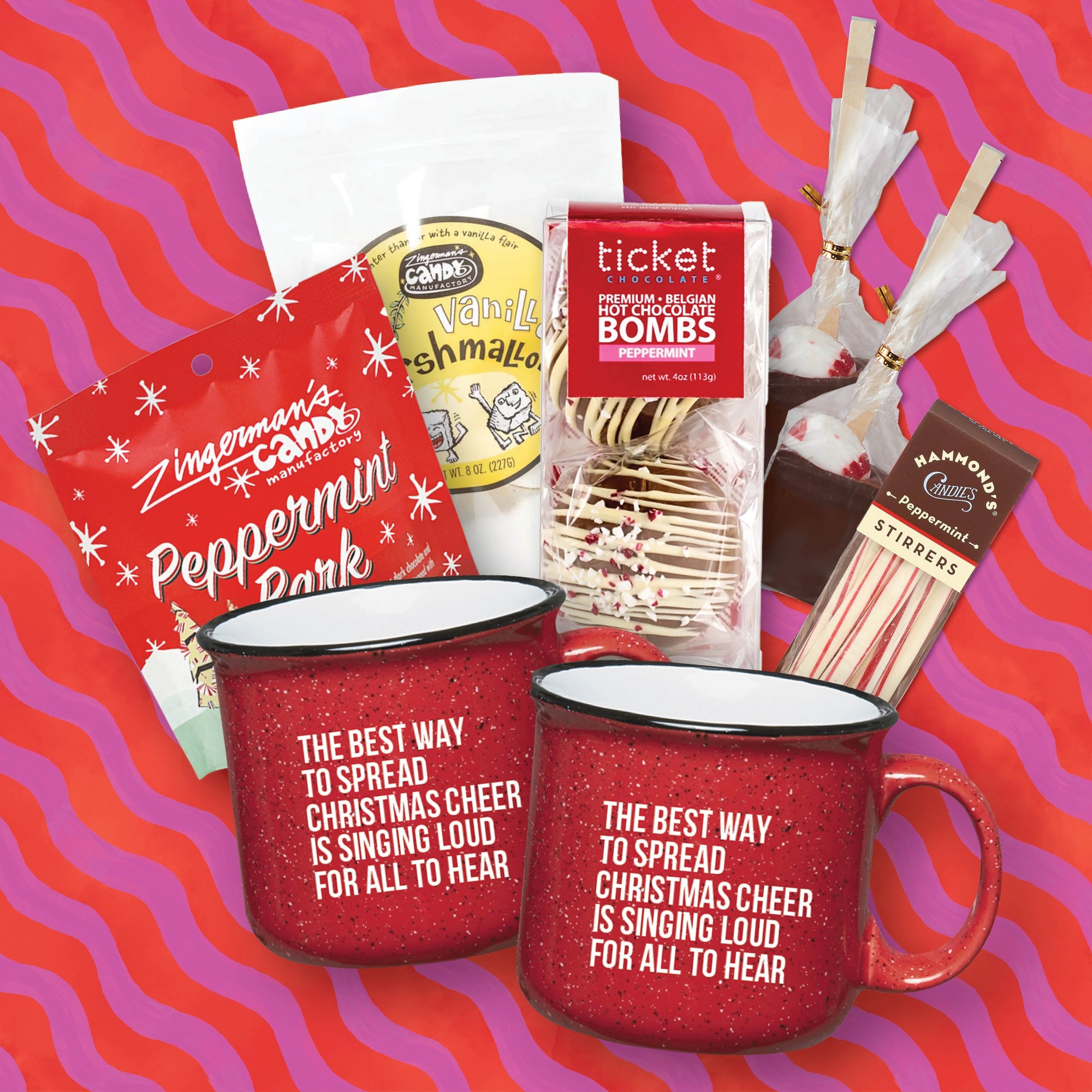Spread Christmas Cheer Cocoa + Mug Bundle for Two