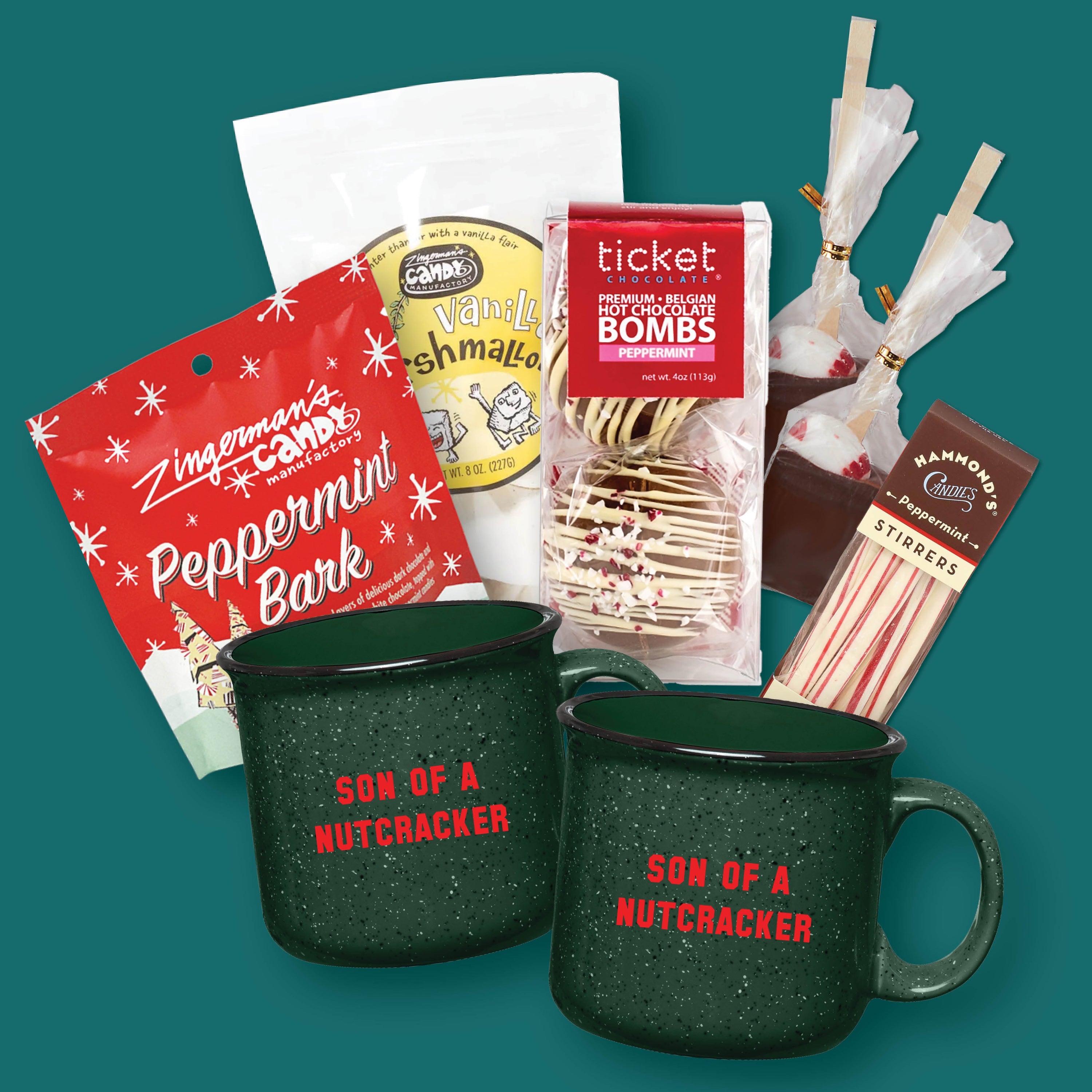 Son of a Nutcracker Cocoa + Mug Bundle for Two