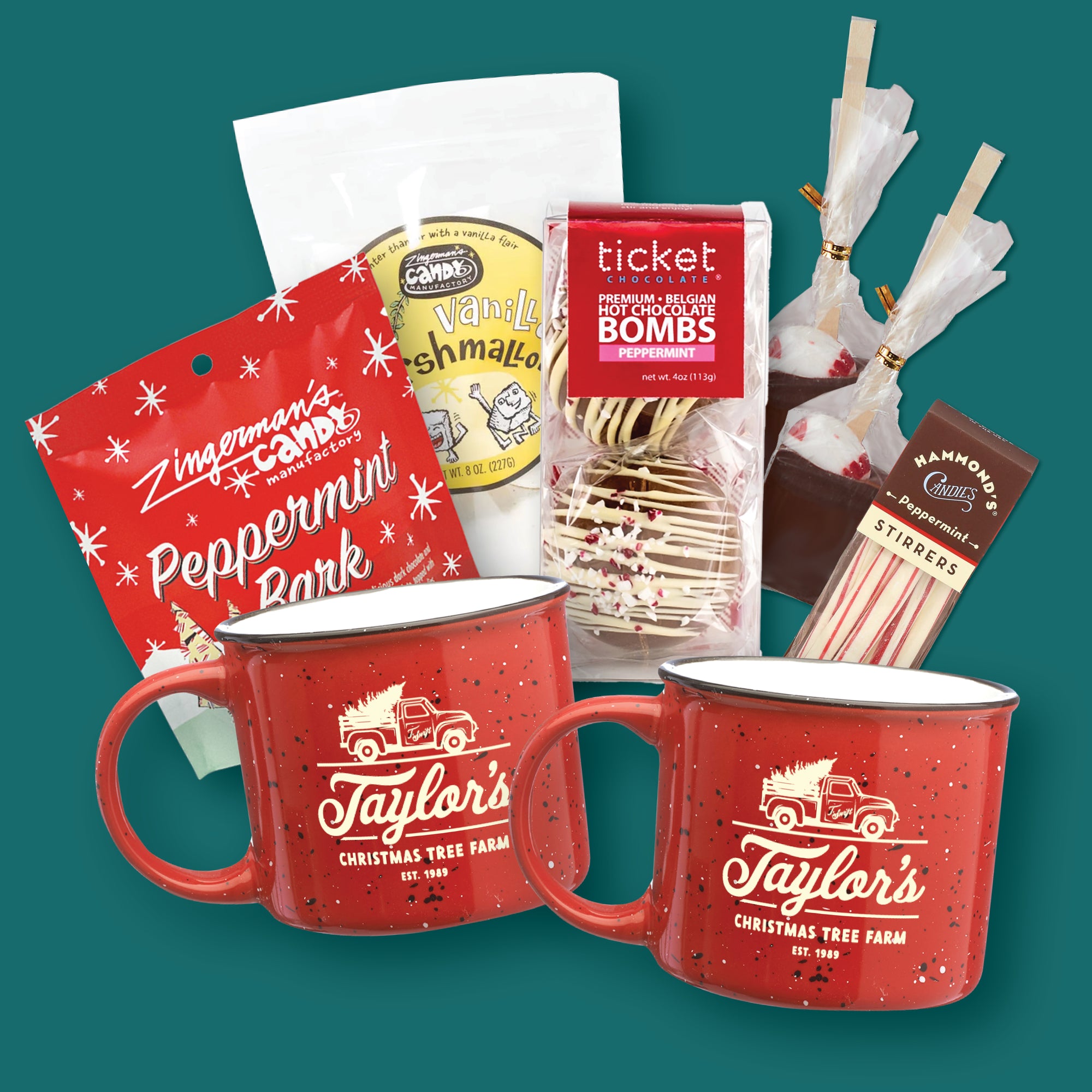 Tis the Damn Season Cocoa + Mug Bundle for Two