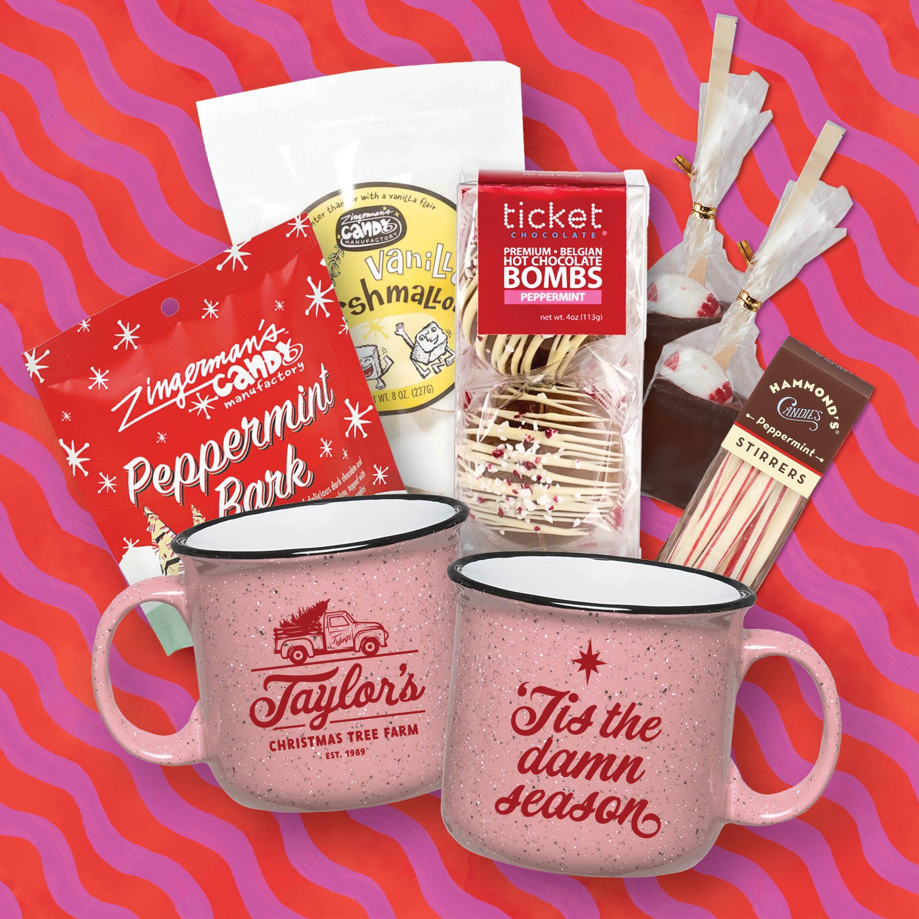 Tis the Damn Season Cocoa + Mug Bundle for Two