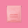 On an bubblegum pink background is a photo of the back of a pink and red bag of Partners Coffee Roasters Brooklyn - New York Jumpstart Blend. It says, "SEASONAL ESPRESSO: A new espresso project comprised of a rotating single country focus from Central and South America. Elevate is complex with a sweet acidity and velvety mouth feel. Crisp apples and caramel sweetness make for a dynamic and versitile espresso. As Partners in coffee, we thank you for being a part of our story."