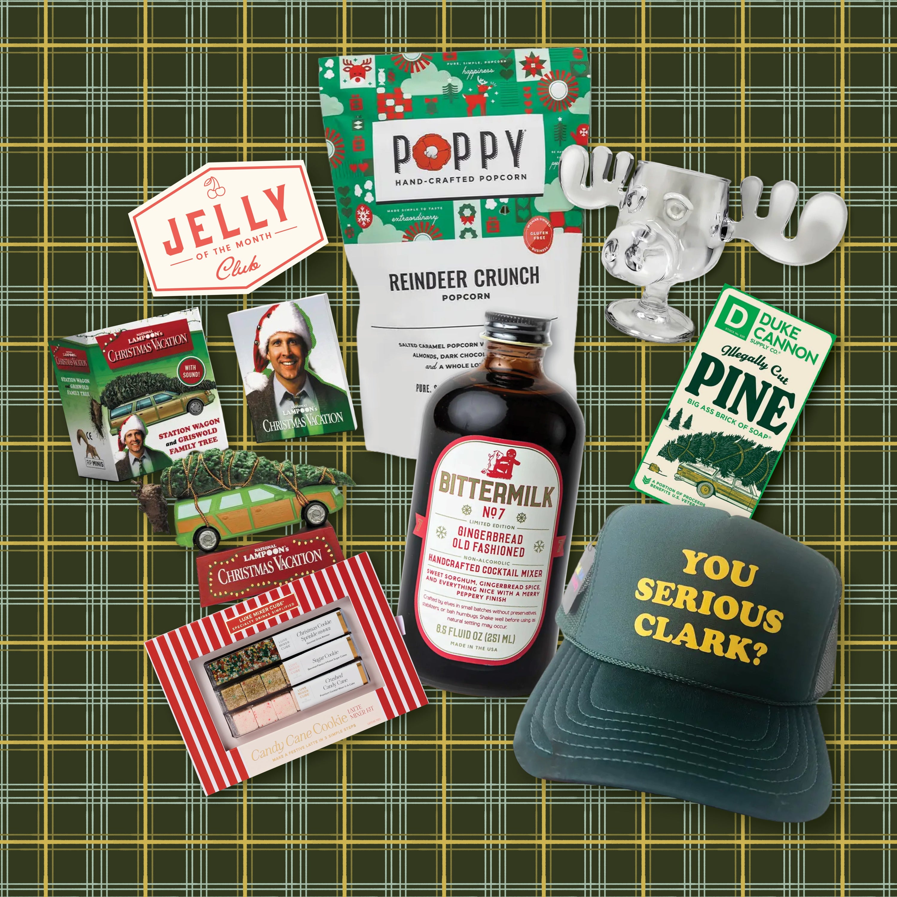 Jelly of the Month Club Christmas Vacation Themed Gift Box