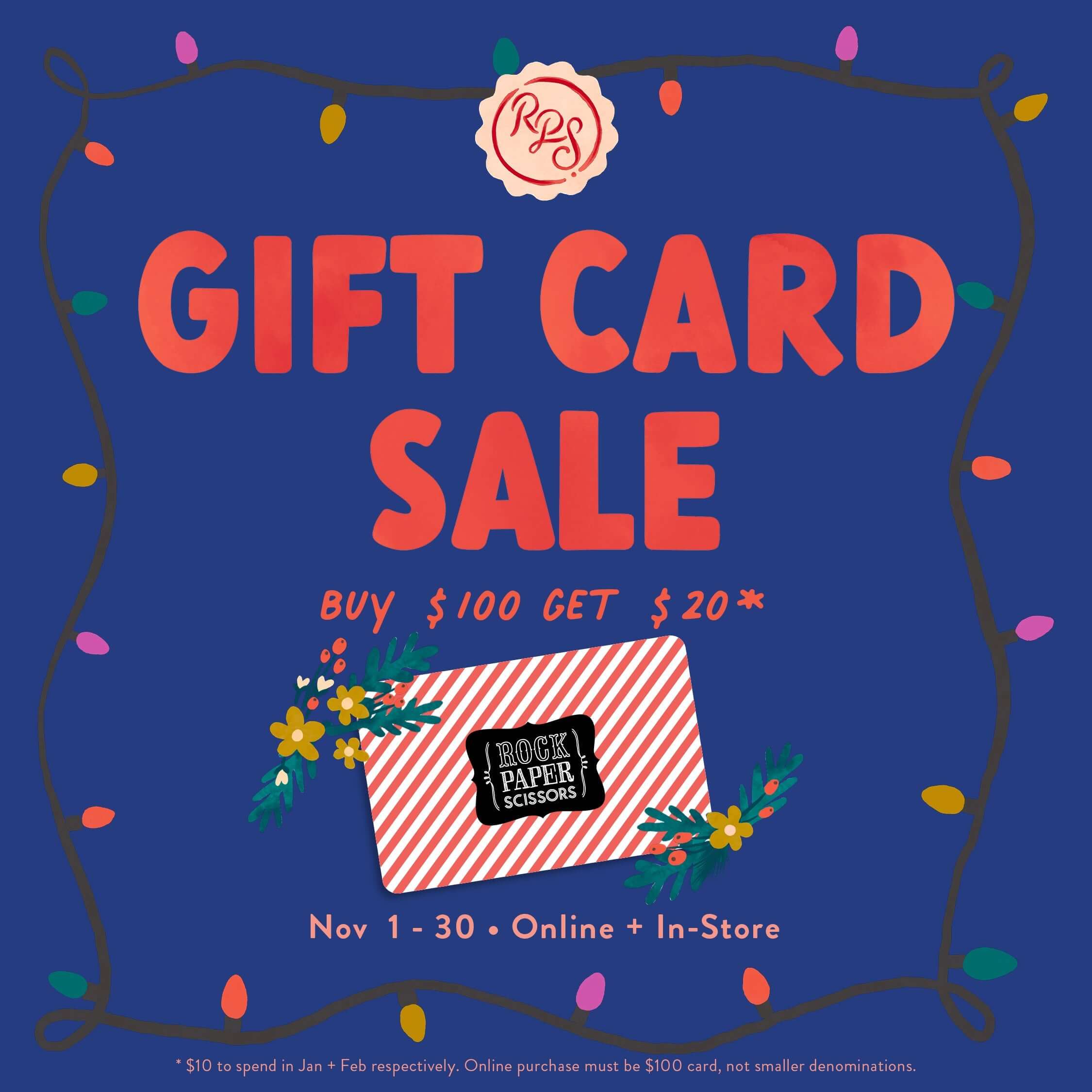 Rock Paper Scissors $100 E-Gift Card