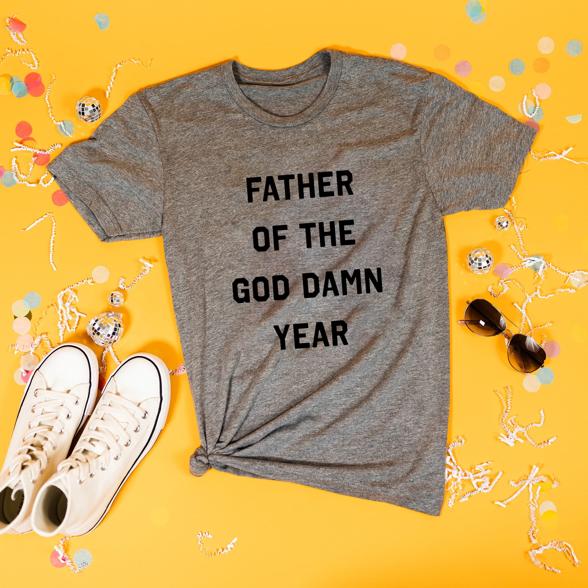 Father of the Year Heather Grey T-Shirt