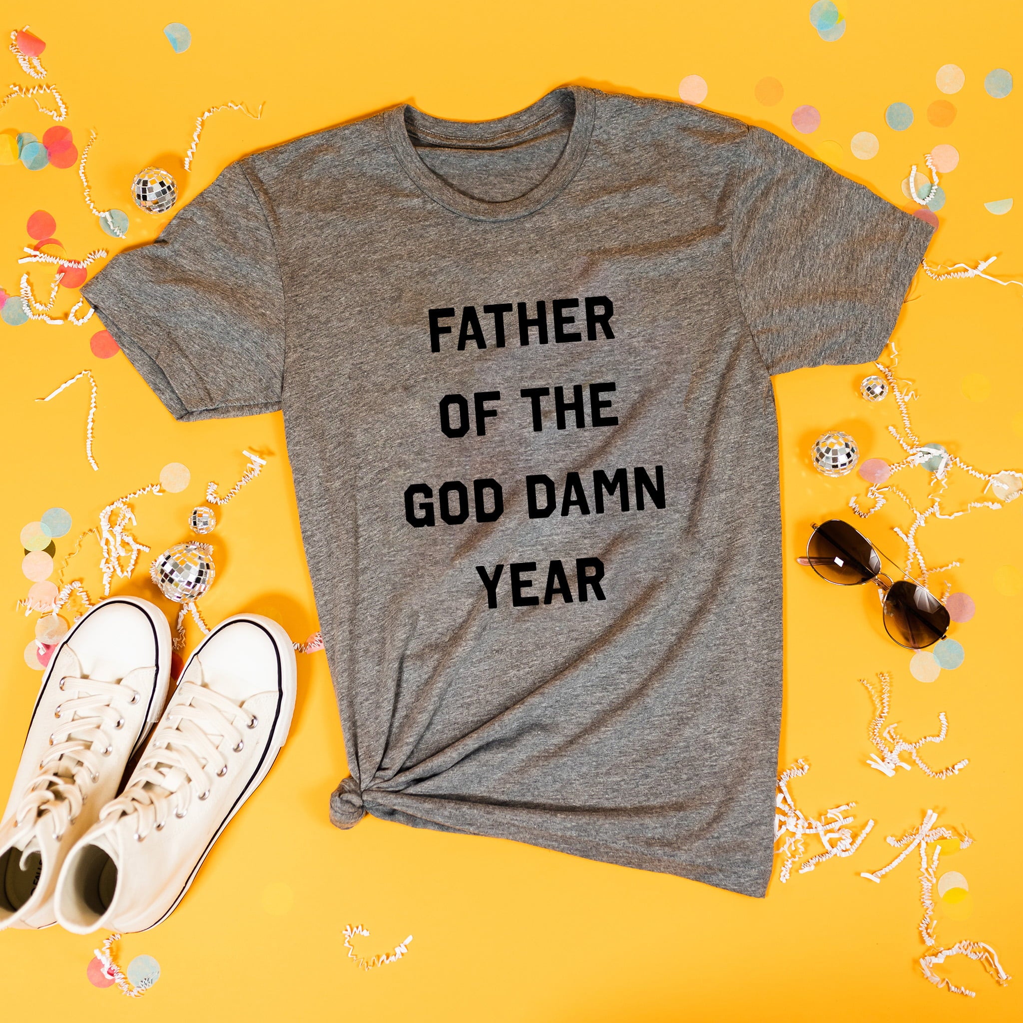 Father of the Year Heather Grey T-Shirt
