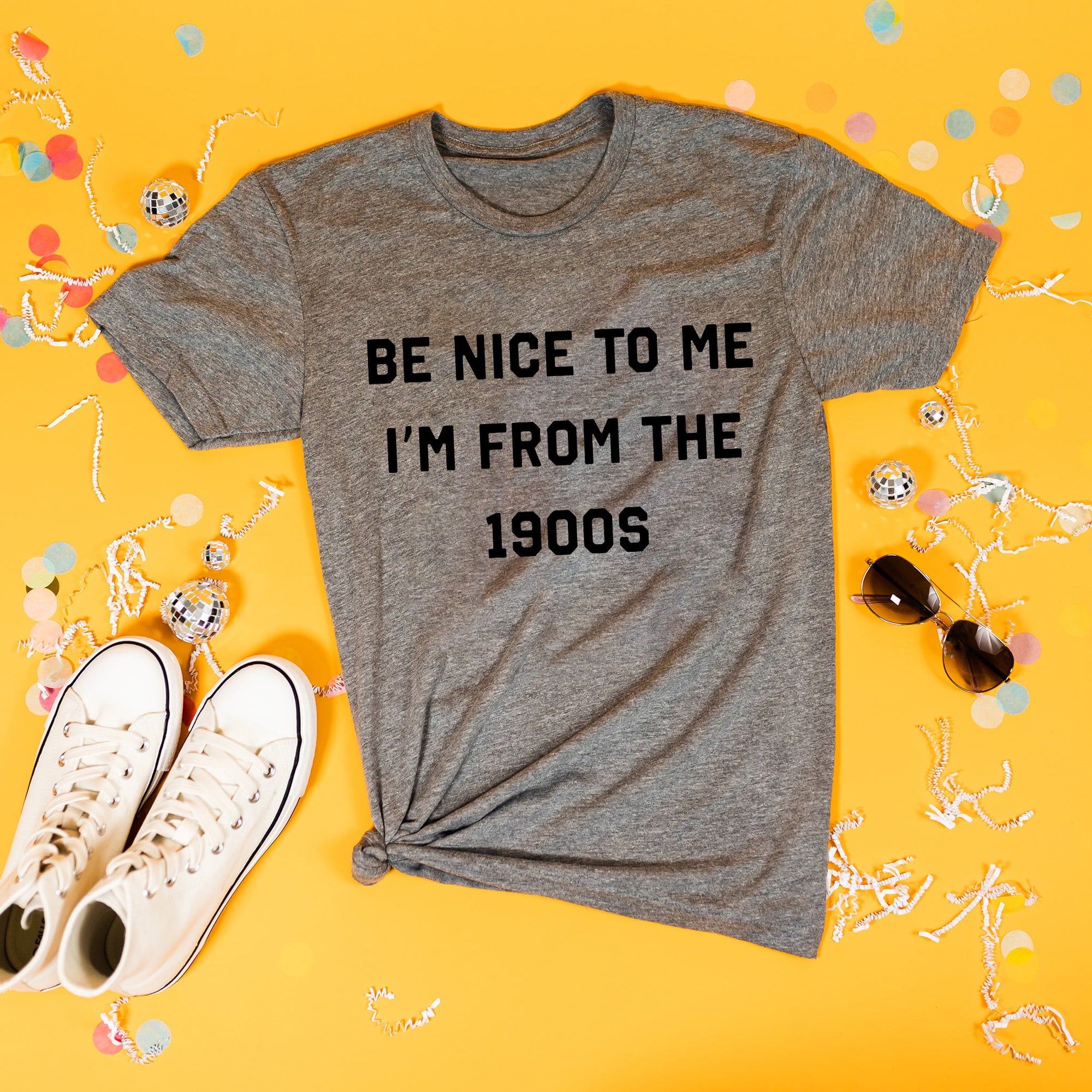 I'm From the 1900s Heather Grey T-Shirt