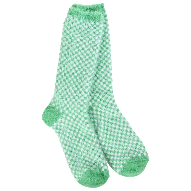 Green Check World's Softest Sock