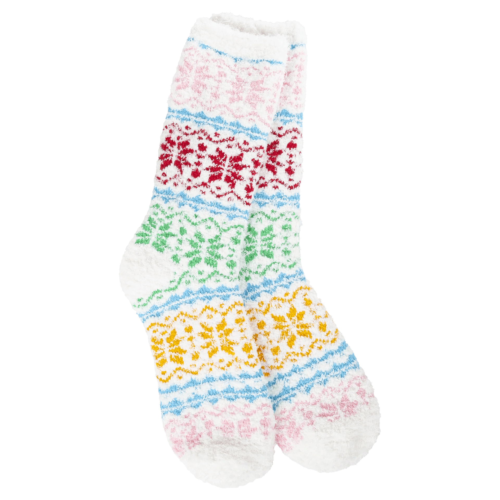 Holiday Fair Isle Confetti Bright World's Softest Sock