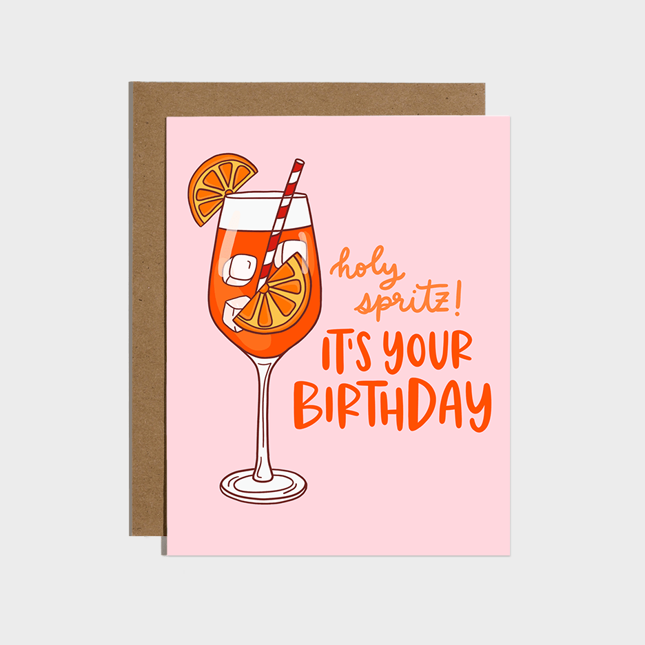 Aperol Spritz Birthday Card