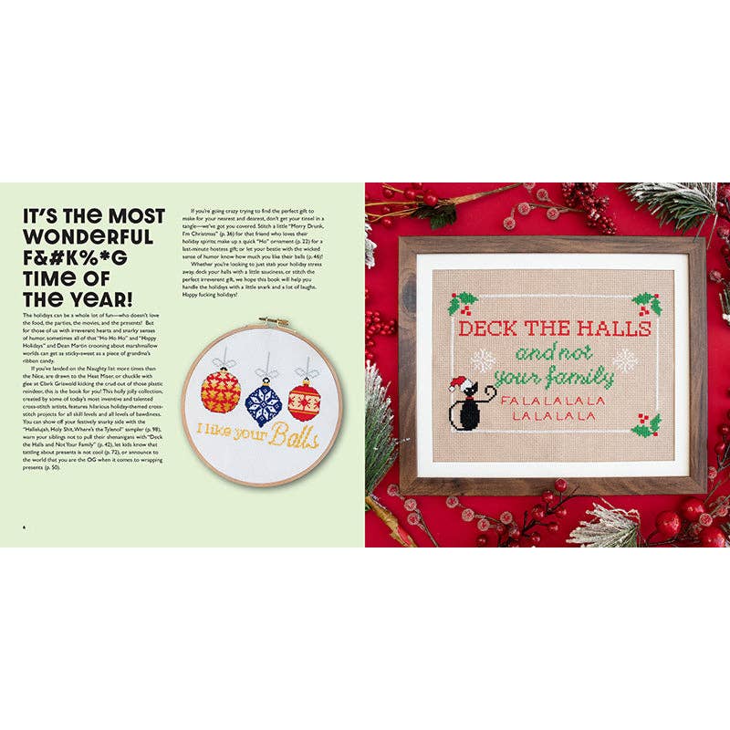 Festive As F*ck: Cross Stitch for the Holidays!