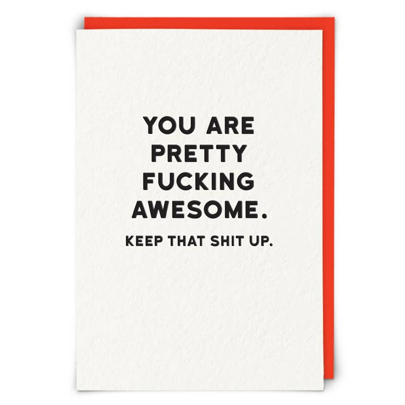 Awesome Greeting Card