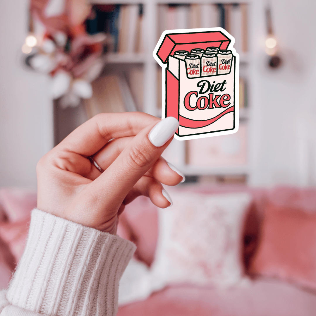 Diet Coke Fridge Pack Sticker