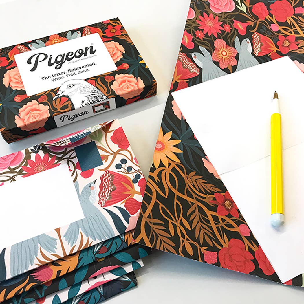 Bright & Beautiful Bird-Themed Folding Letters, Pack of 6