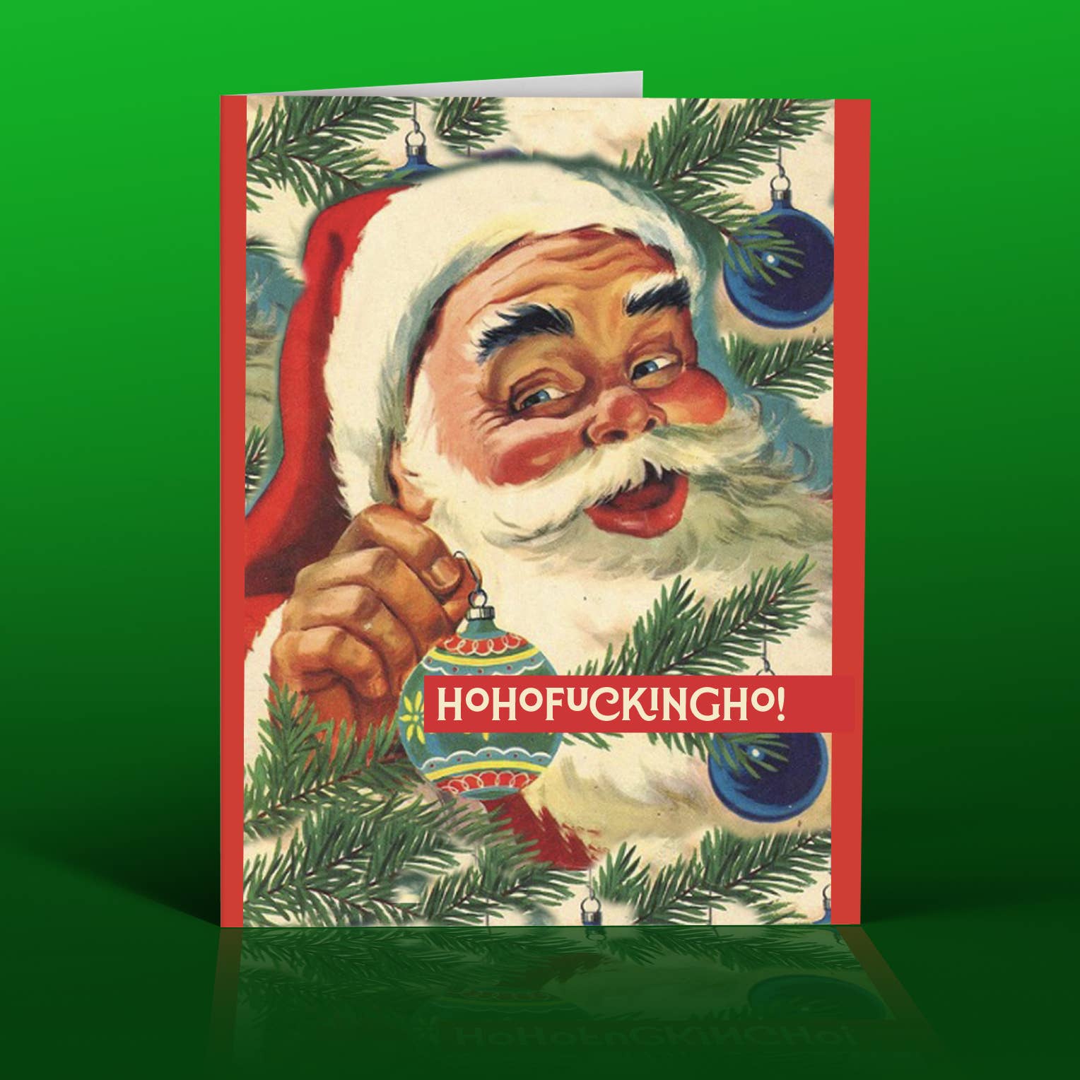 Ho Ho Ho Santa Card