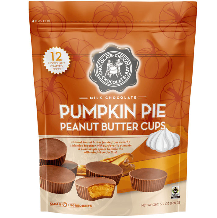 12 CT Milk Pumpkin Pie Peanut Butter Cups