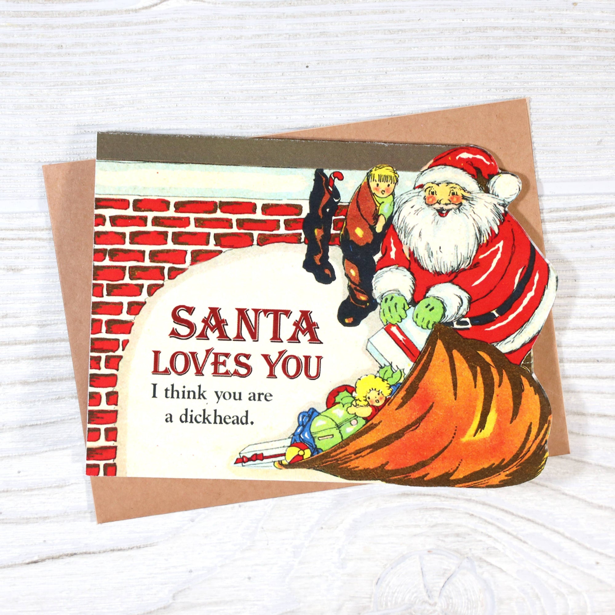 Santa Loves You Card