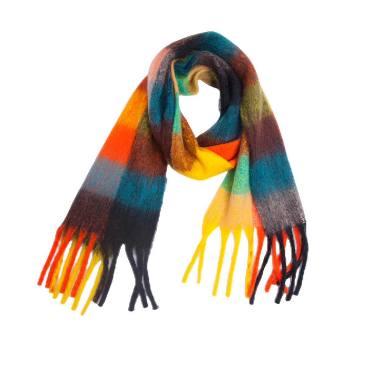 Primary Bright Blanket Scarf