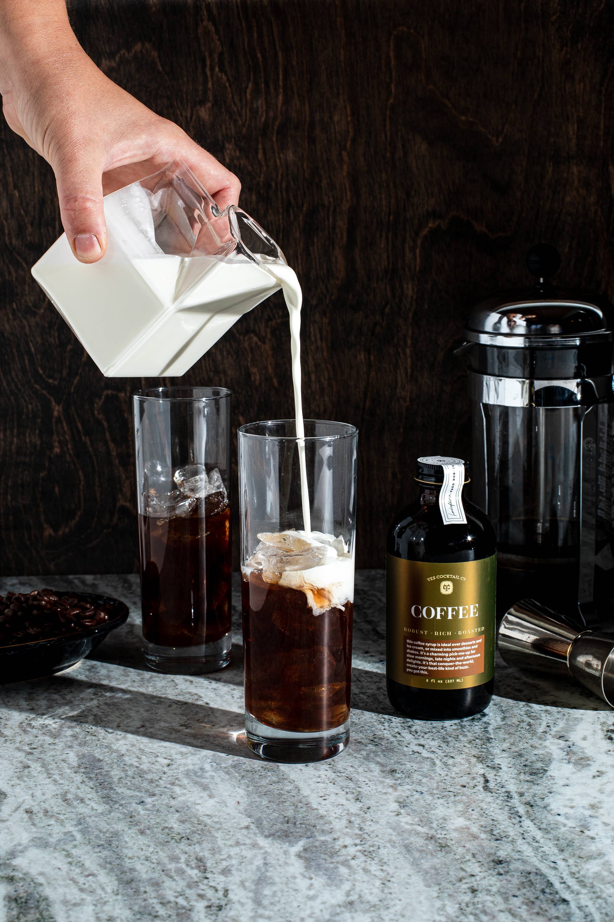 Cold Brew Coffee Syrup Mixer