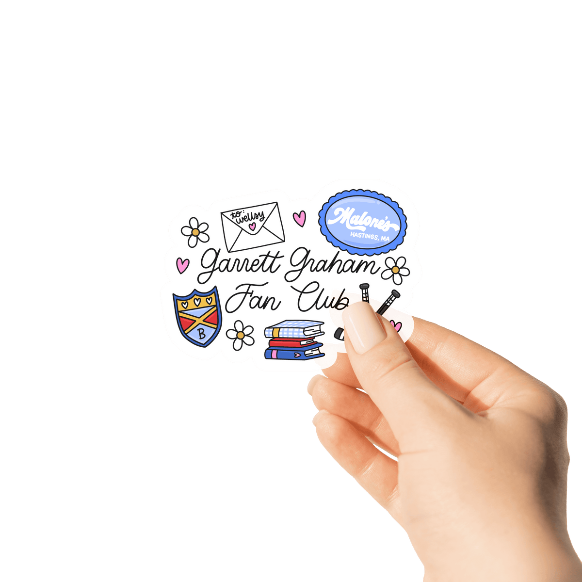 Garrett Graham Fan Club Sticker | Off Campus Inspired