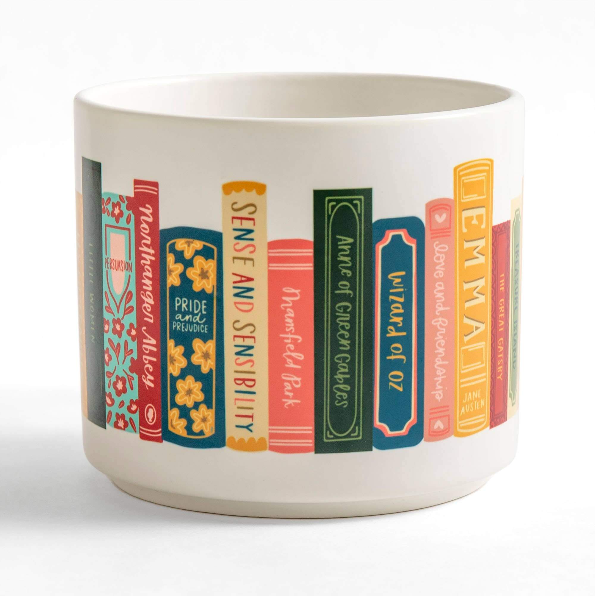 Book Stack Ceramic Mug