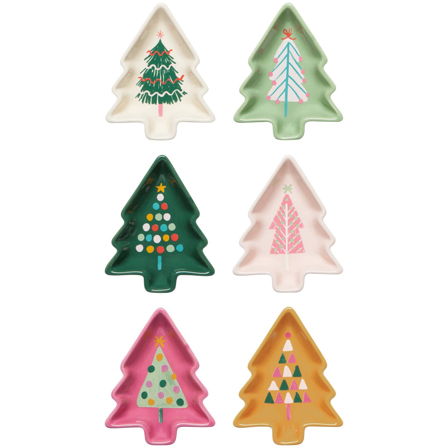 Glitzmas Christmas Pinch Bowls Set of 6