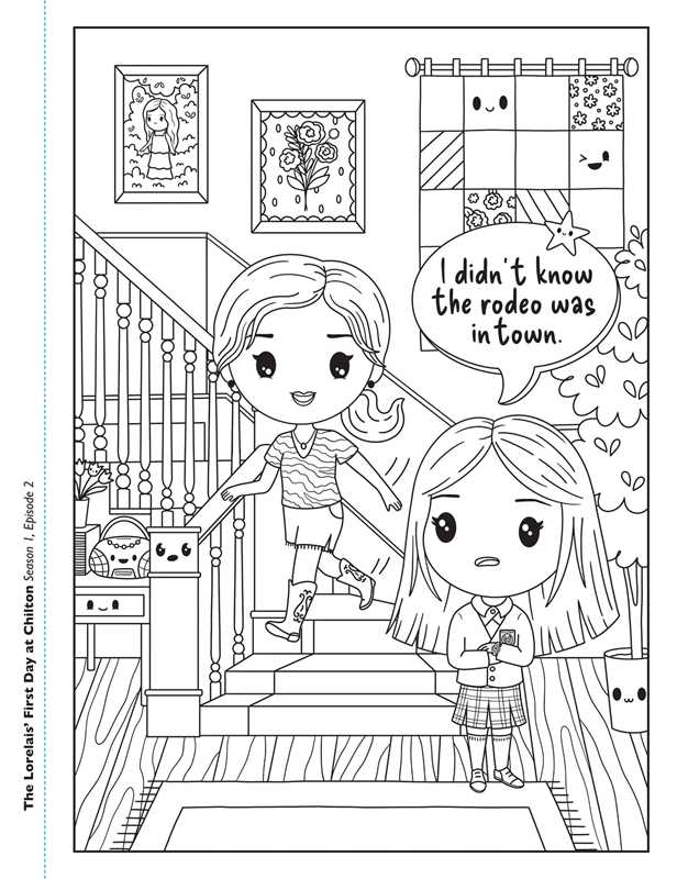 Gilmore Girls Kawaii Coloring Book